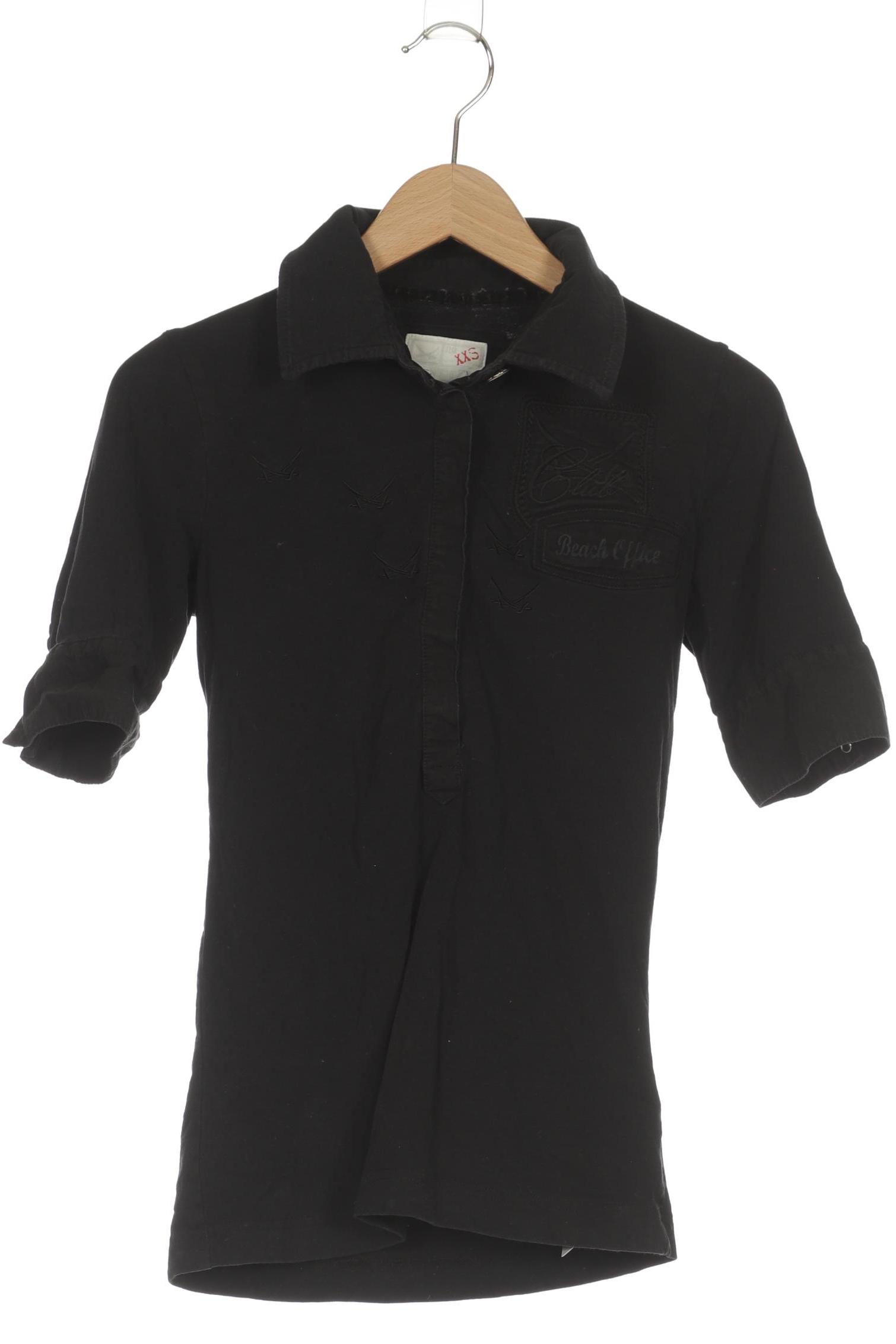 

SANSIBAR Damen Poloshirt, schwarz