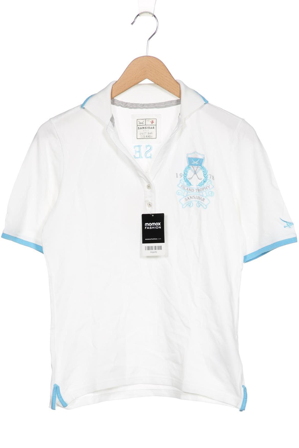 

SANSIBAR Damen Poloshirt, weiß