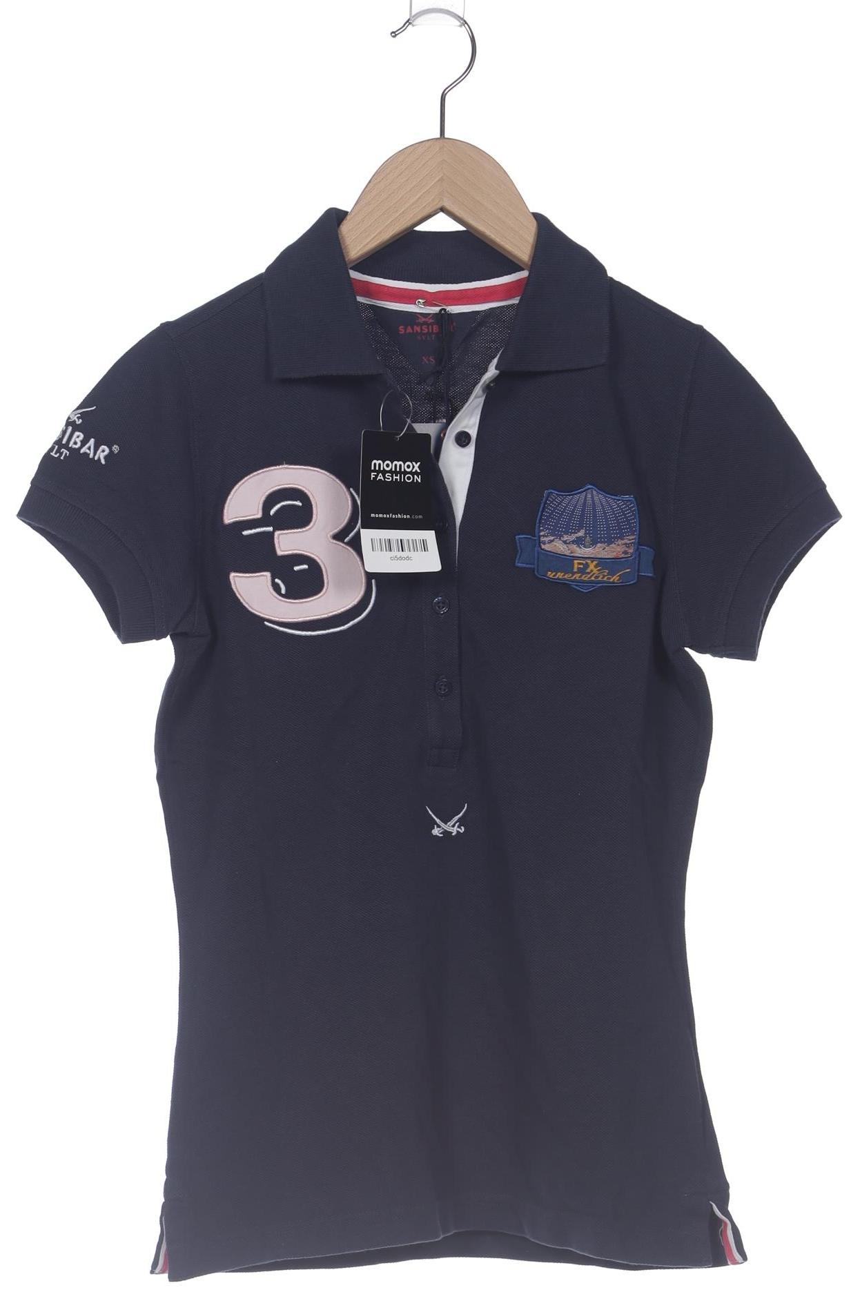 

Sansibar Damen Poloshirt, marineblau, Gr. 34