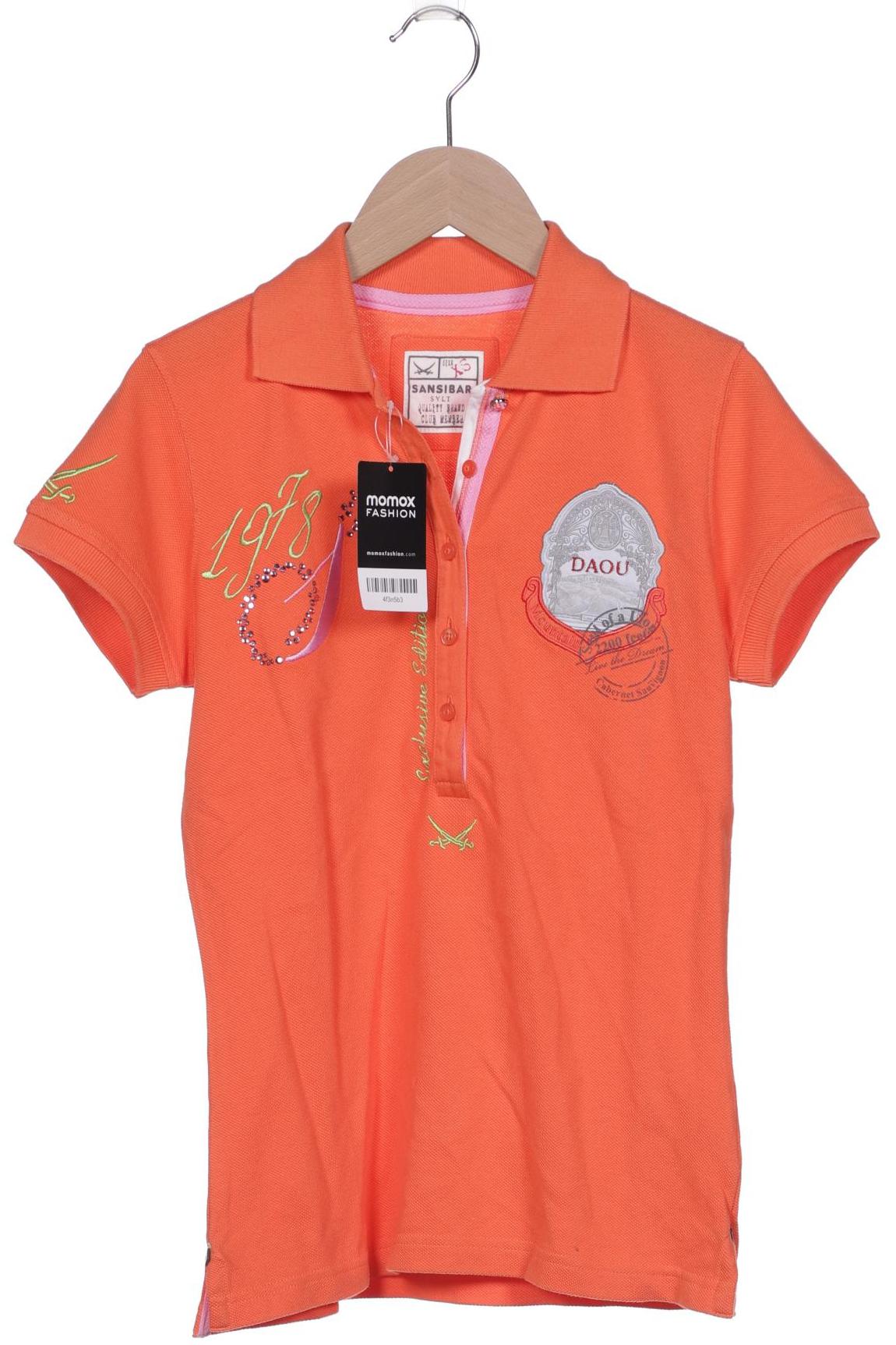 

Sansibar Damen Poloshirt, orange, Gr. 34