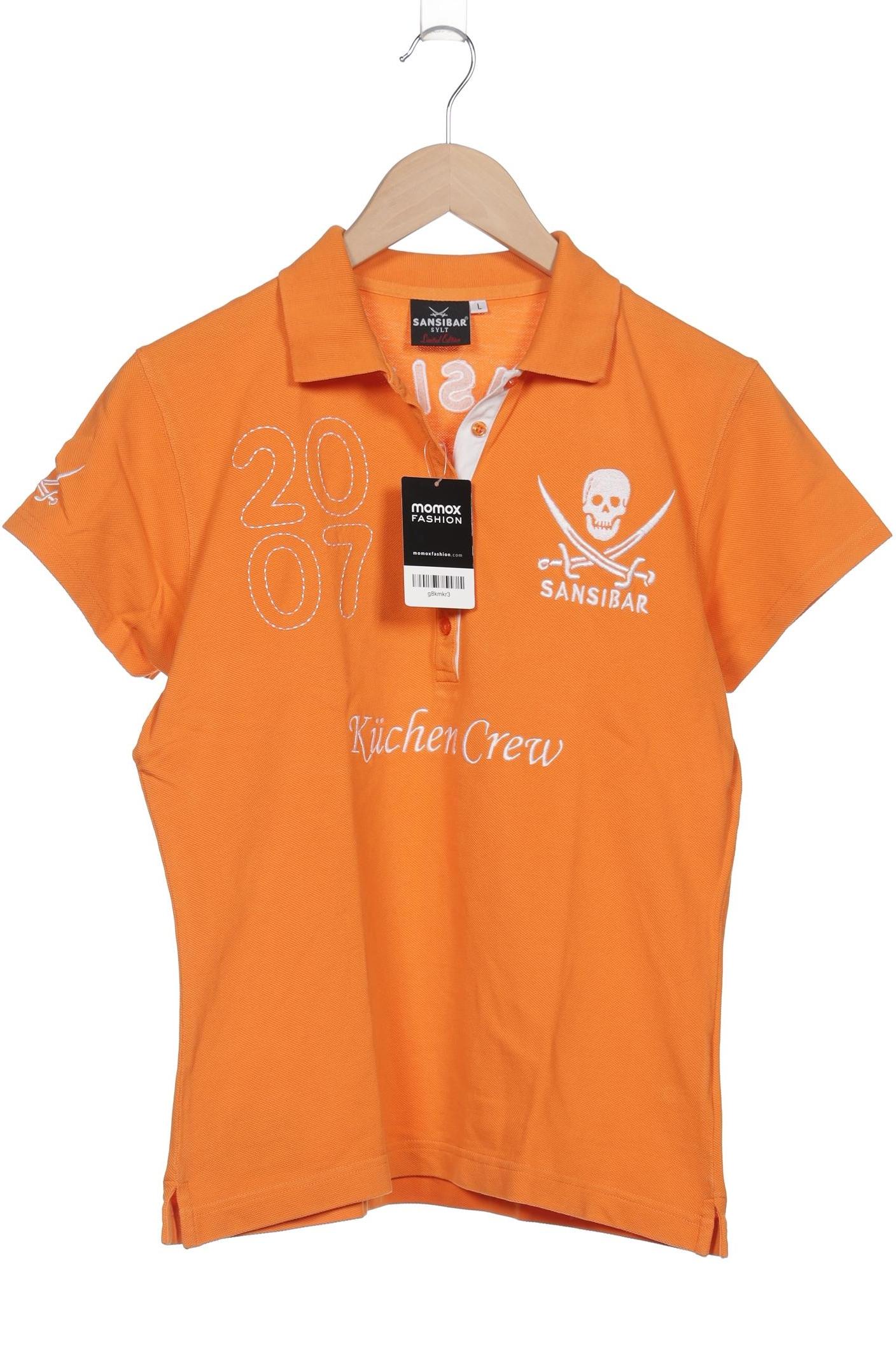 

Sansibar Damen Poloshirt, orange, Gr. 42