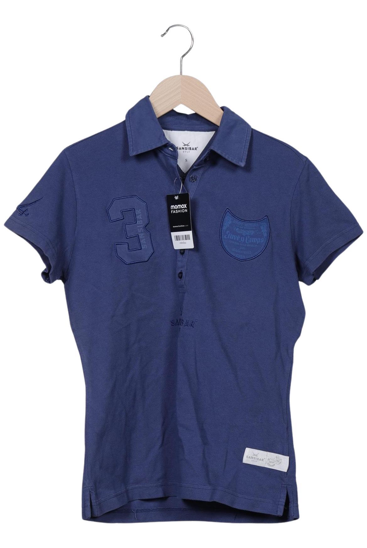 

Sansibar Damen Poloshirt, blau, Gr. 36