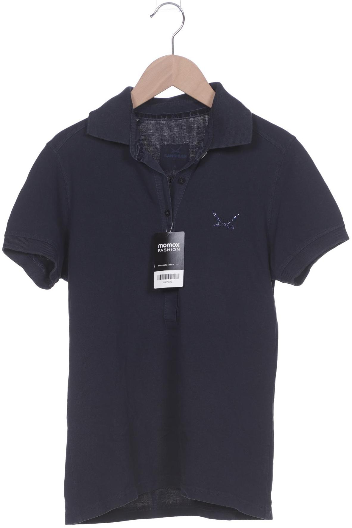 

SANSIBAR Damen Poloshirt, marineblau