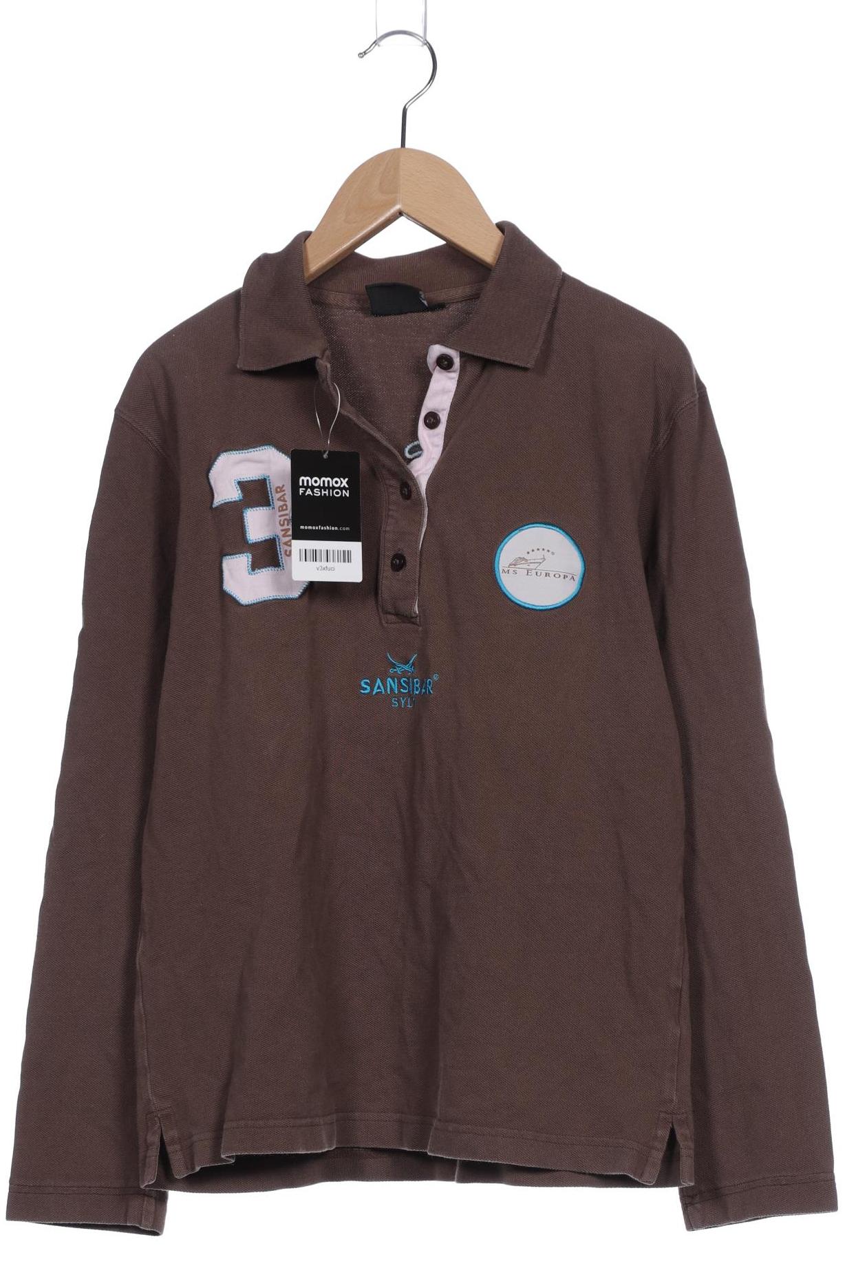 

Sansibar Damen Poloshirt, braun, Gr. 42