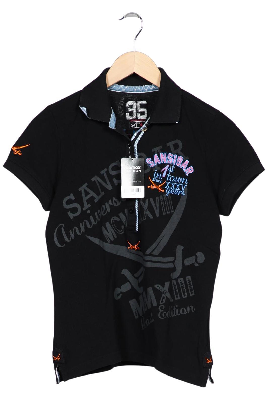 

Sansibar Damen Poloshirt, schwarz, Gr. 38