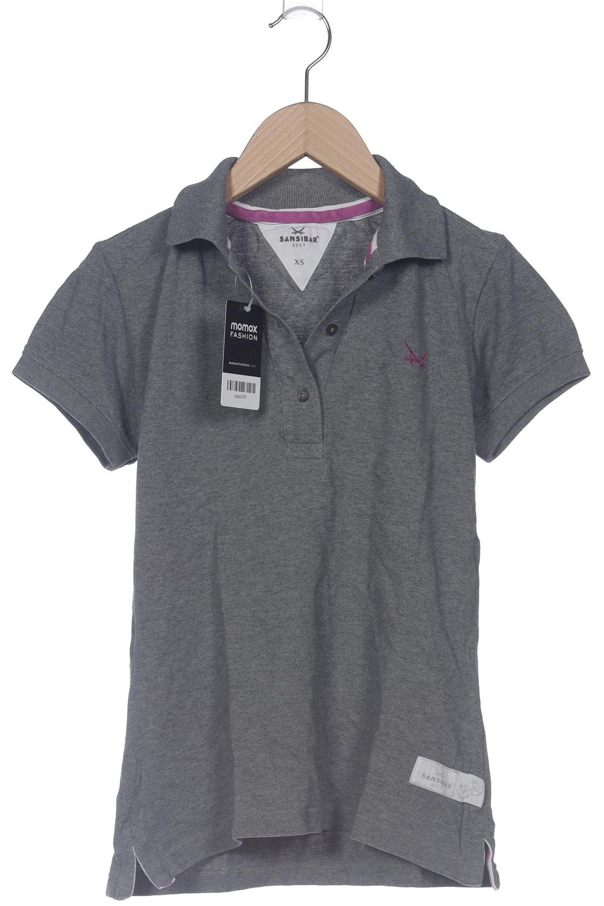 

Sansibar Damen Poloshirt, grau, Gr. 34