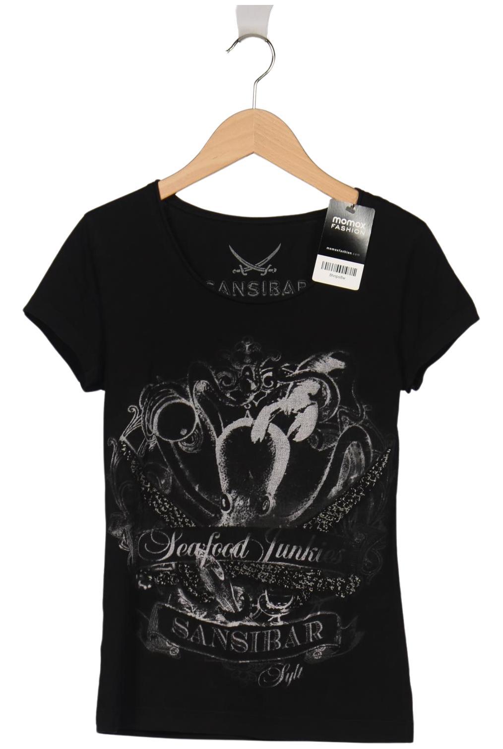

Sansibar Damen T-Shirt, schwarz, Gr. 36