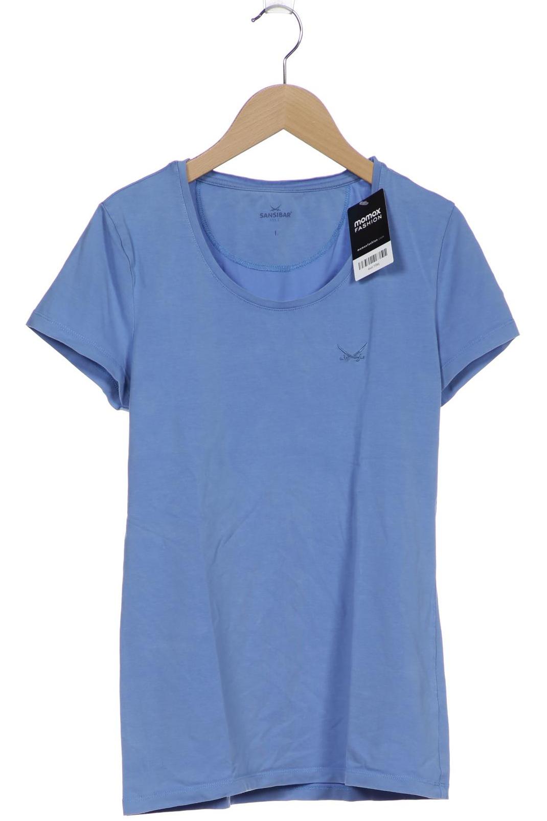 

SANSIBAR Damen T-Shirt, blau