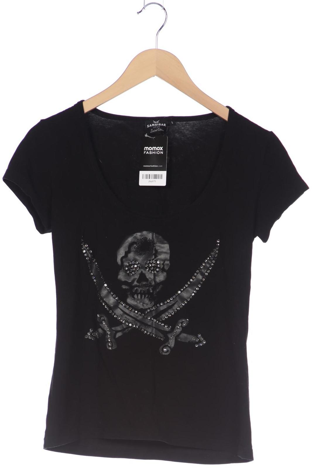 

SANSIBAR Damen T-Shirt, schwarz