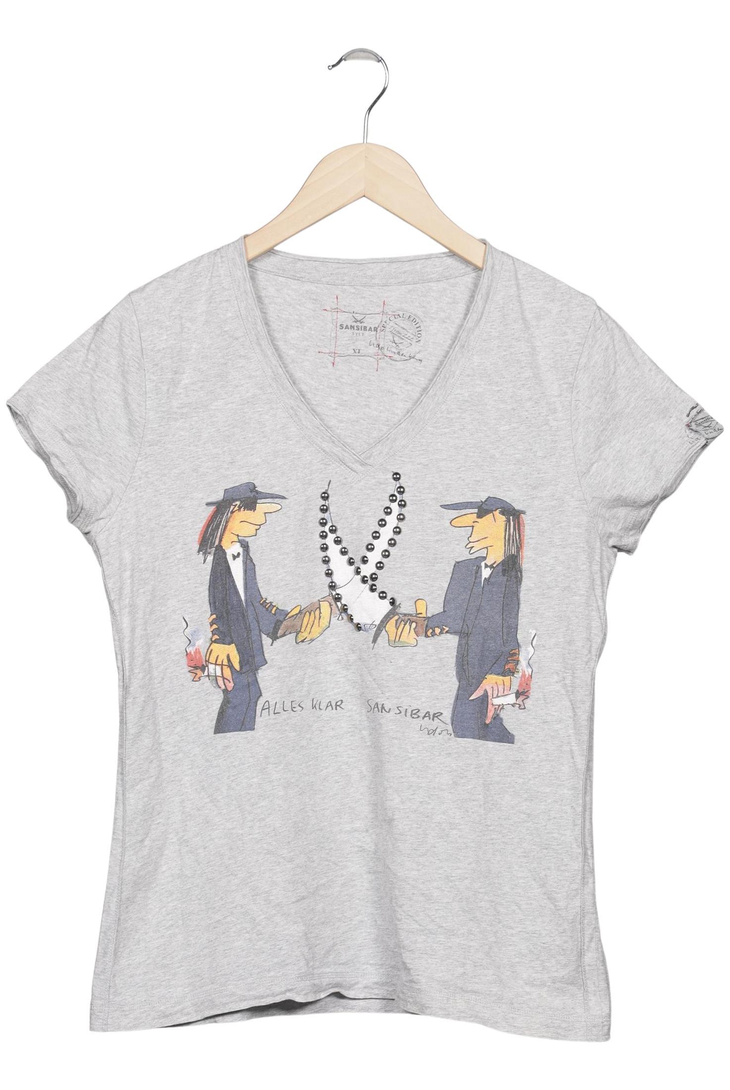 

Sansibar Damen T-Shirt, grau, Gr. 44