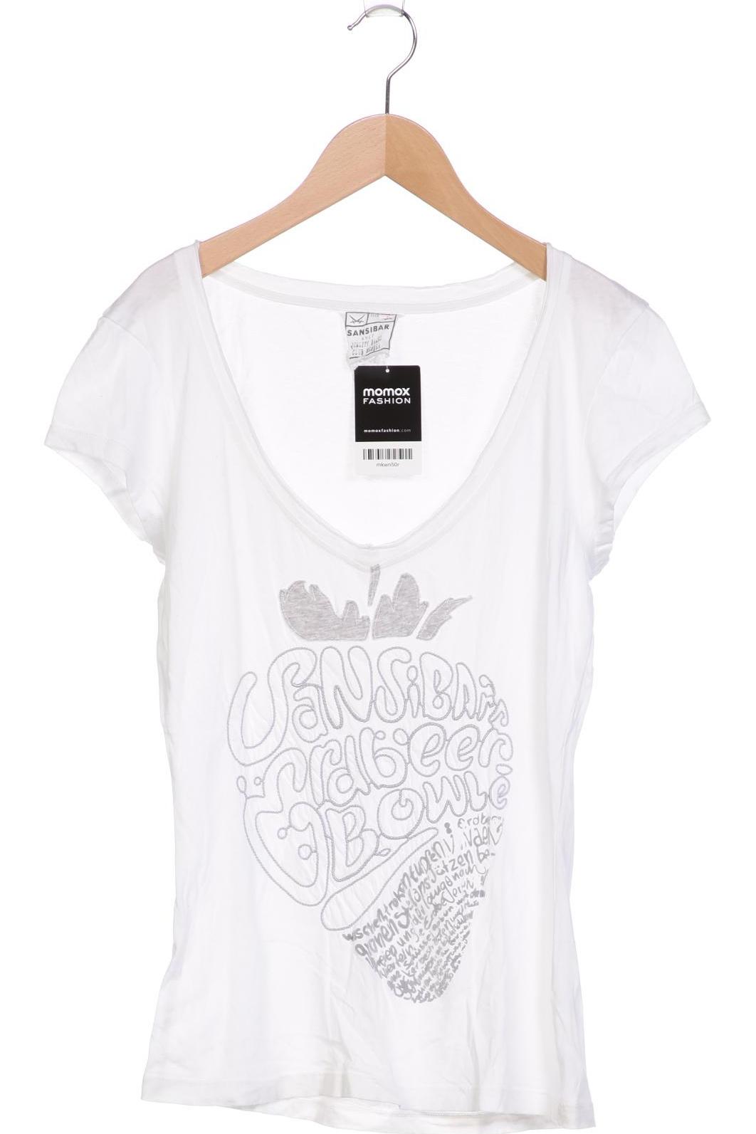 

SANSIBAR Damen T-Shirt, weiß