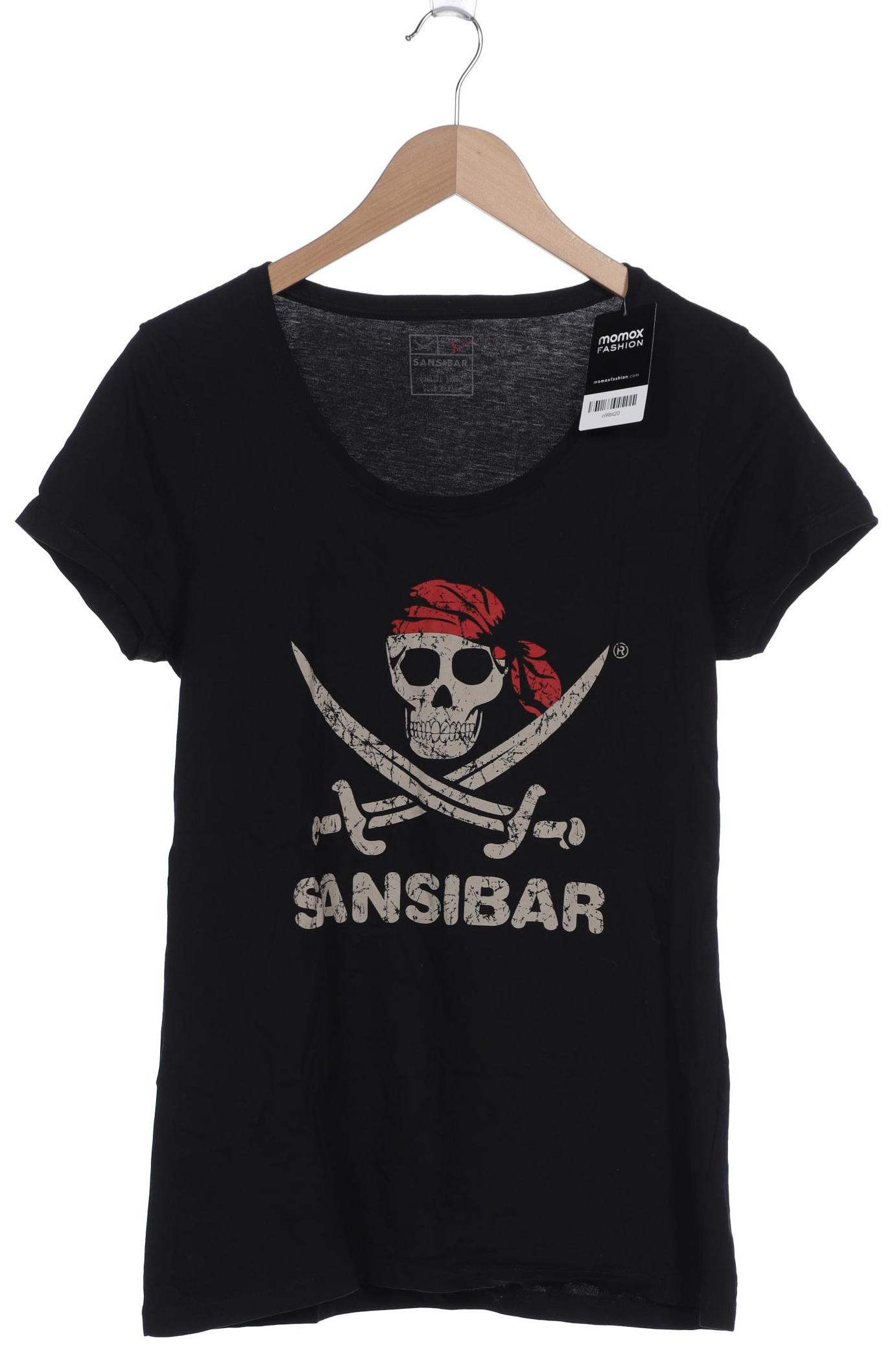 

SANSIBAR Damen T-Shirt, schwarz