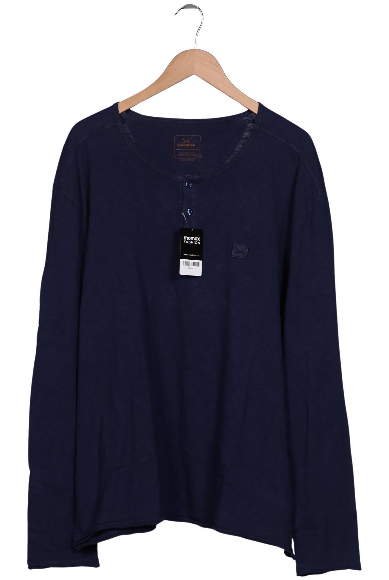 

Sansibar Herren Langarmshirt, marineblau, Gr. 60