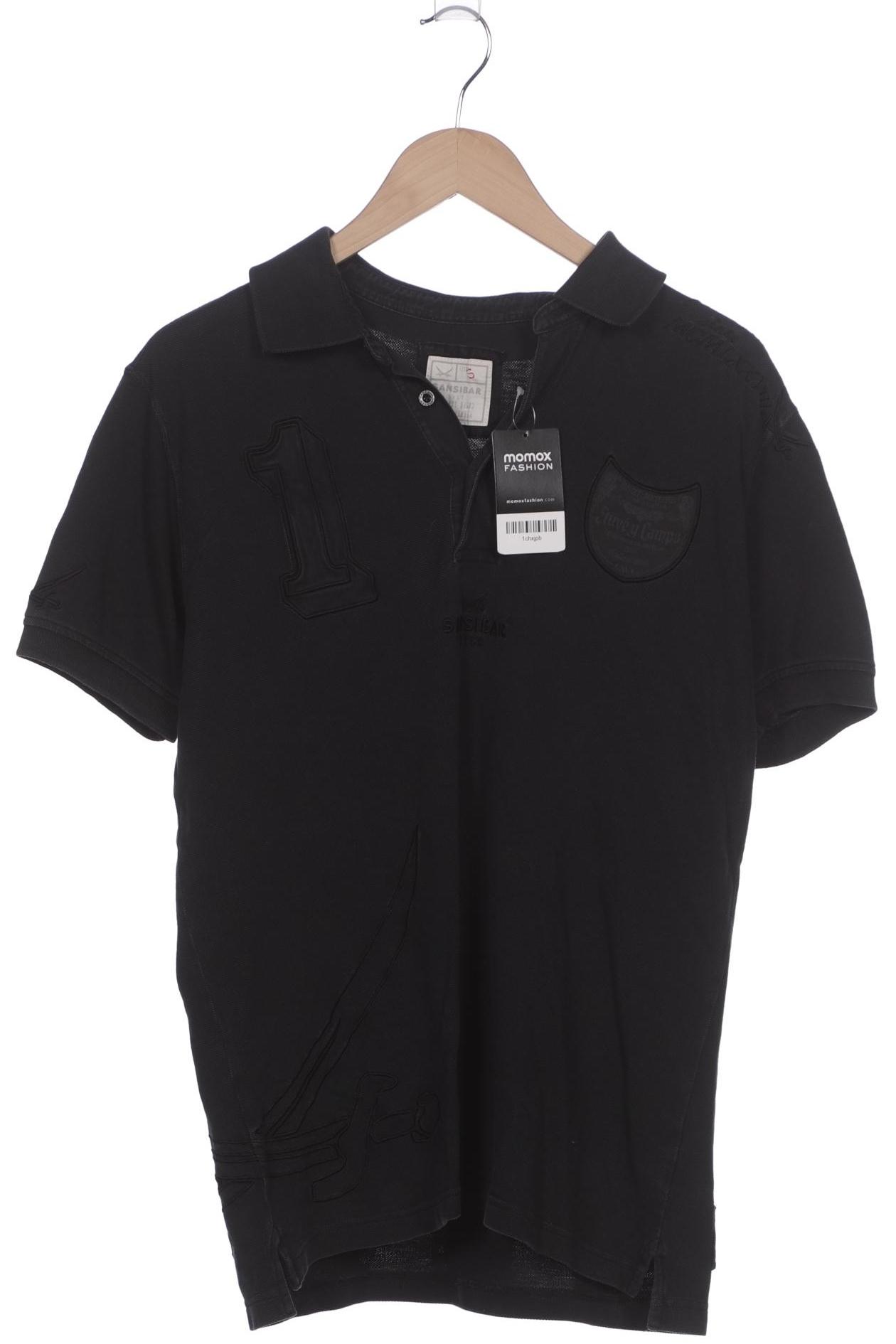 

Sansibar Herren Poloshirt, schwarz, Gr. 46