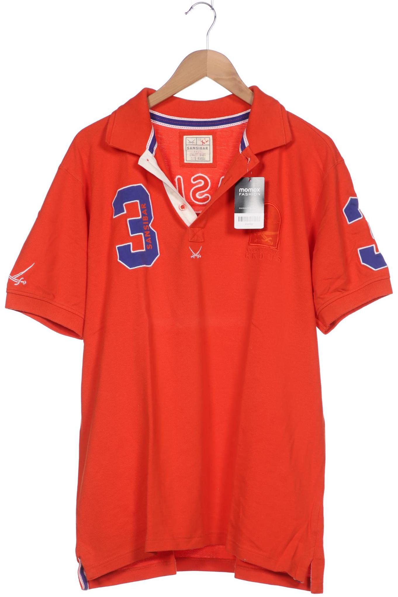 

Sansibar Herren Poloshirt, orange, Gr. 54