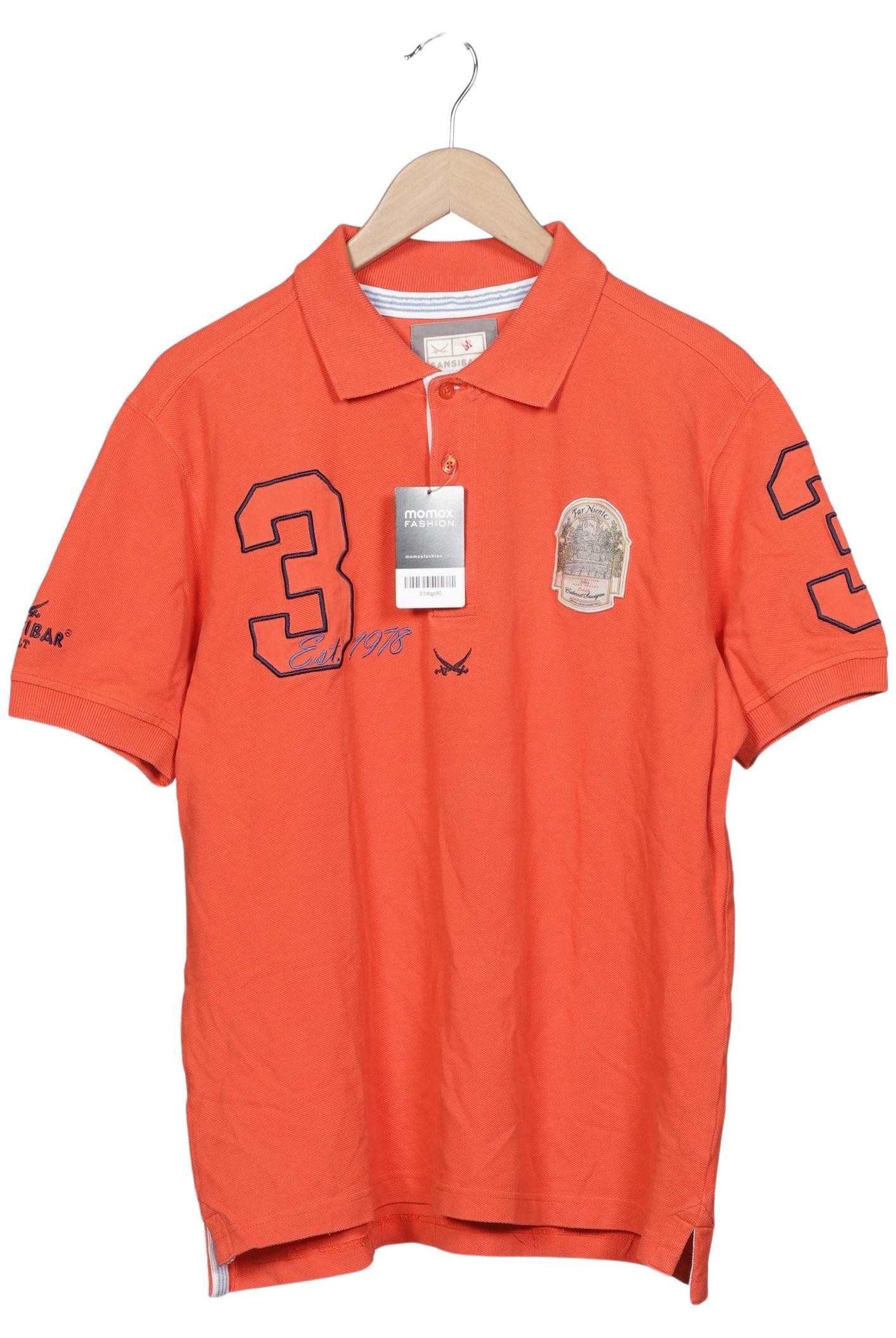 

Sansibar Herren Poloshirt, orange, Gr. 48