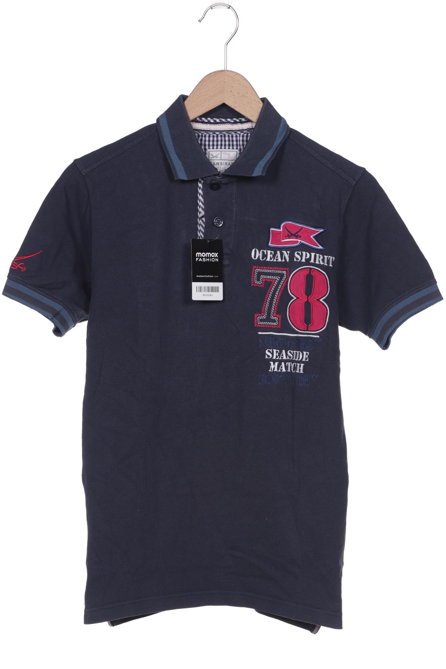 

SANSIBAR Herren Poloshirt, marineblau