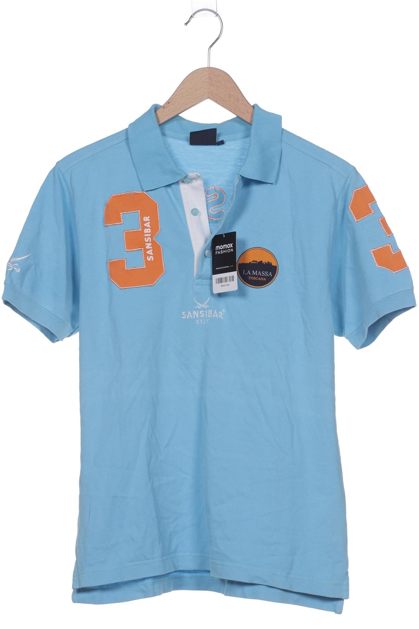 

Sansibar Herren Poloshirt, hellblau, Gr. 46