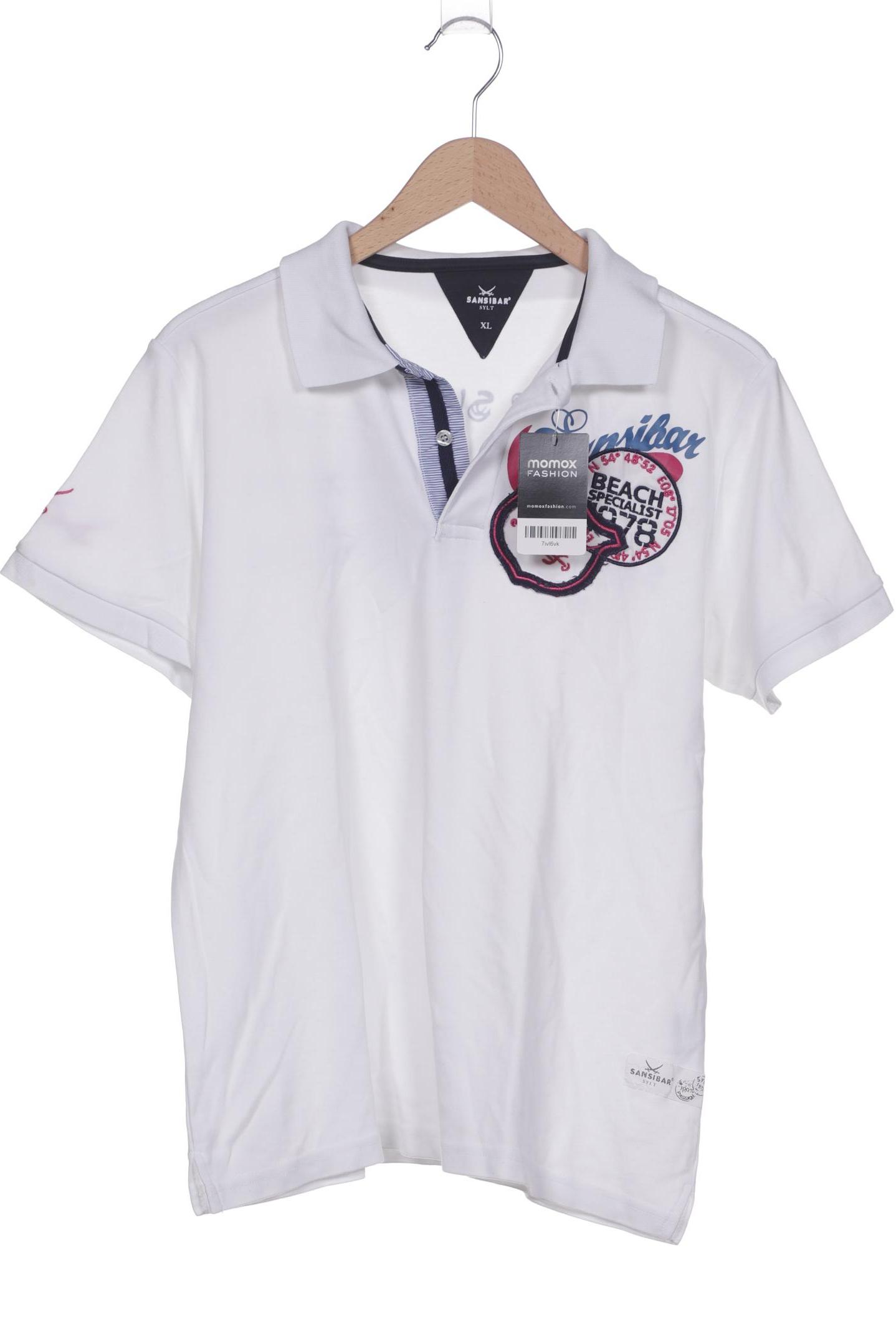 

Sansibar Herren Poloshirt, weiß, Gr. 54
