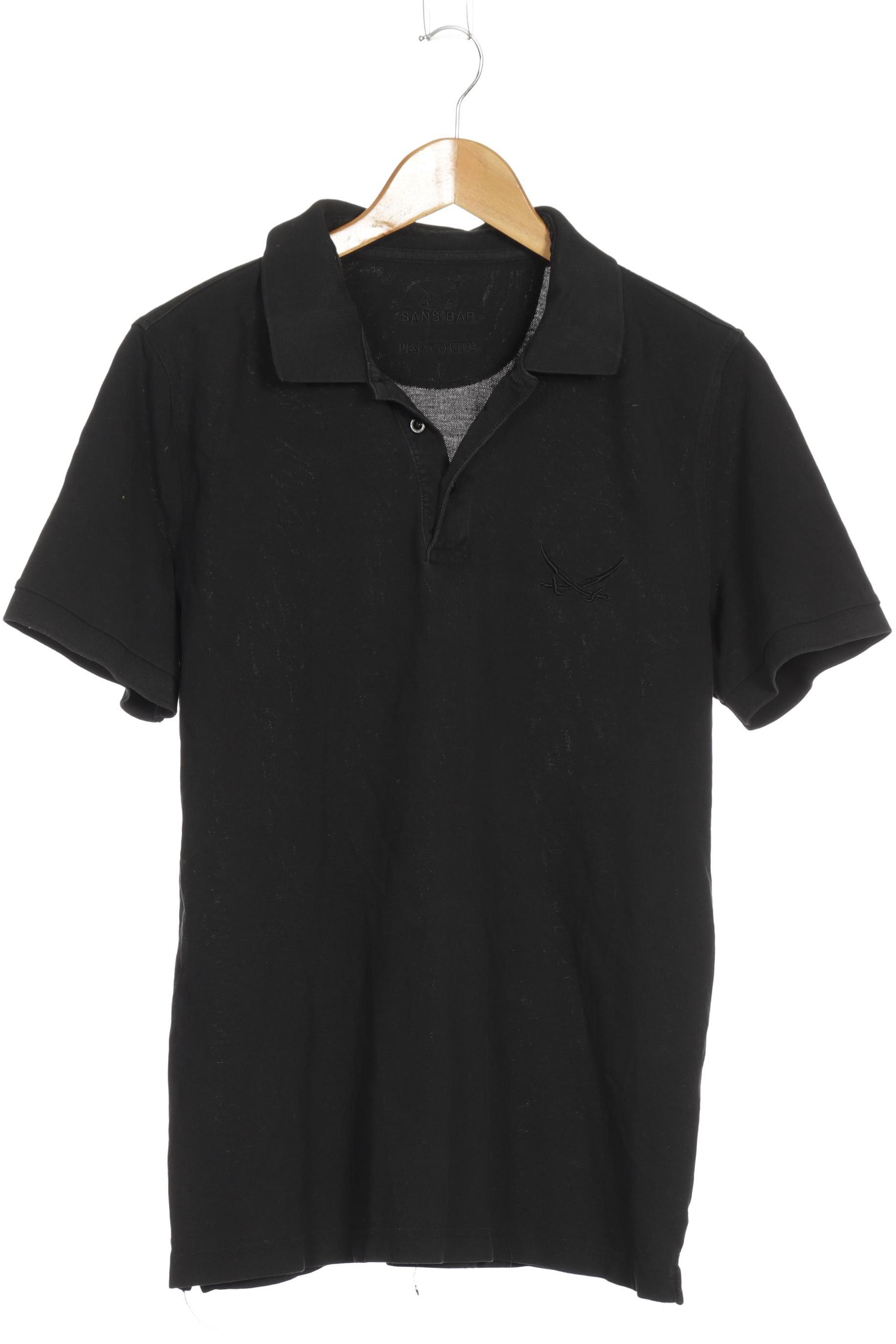 

Sansibar Herren Poloshirt, schwarz, Gr. 52