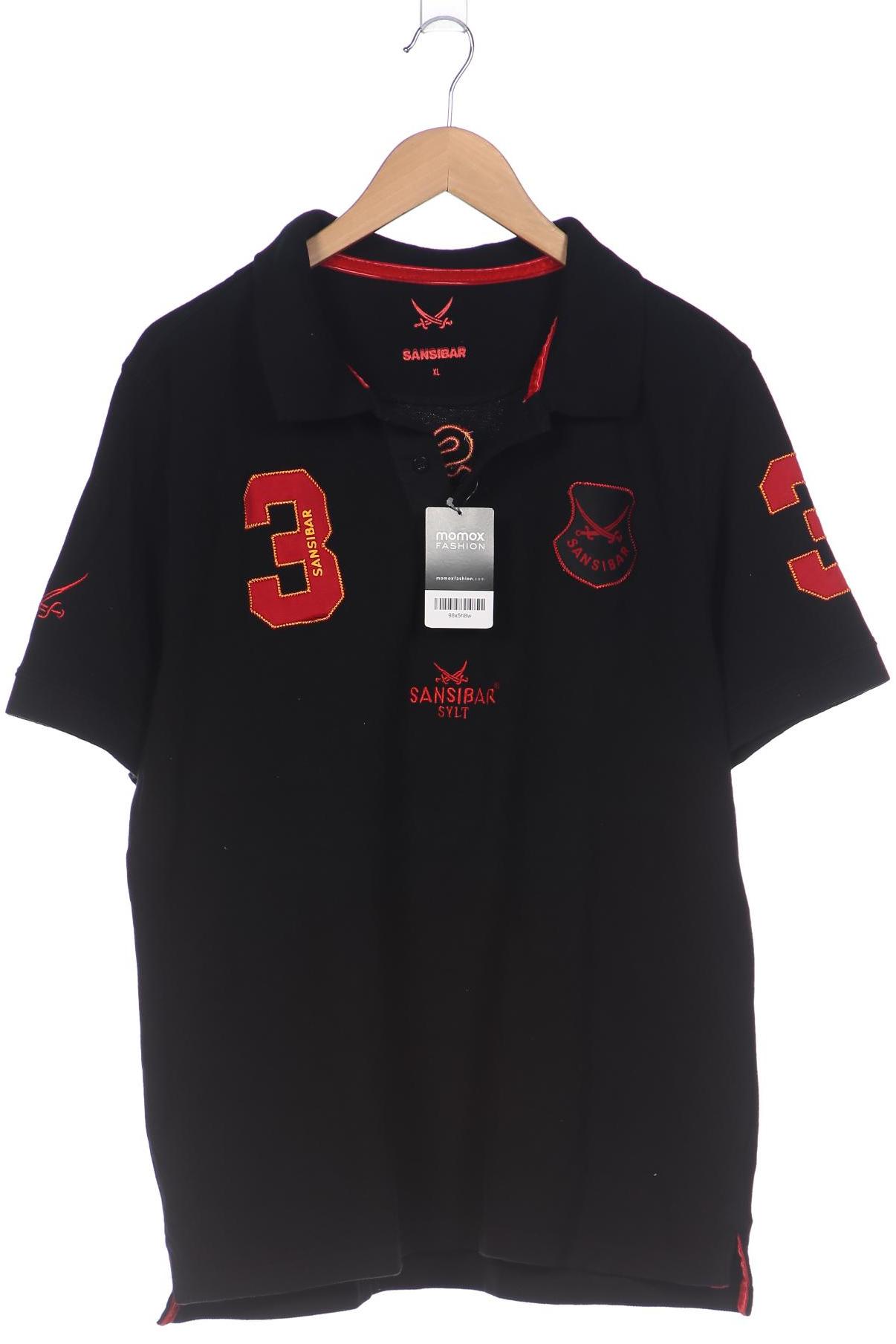 

Sansibar Herren Poloshirt, schwarz, Gr. 54