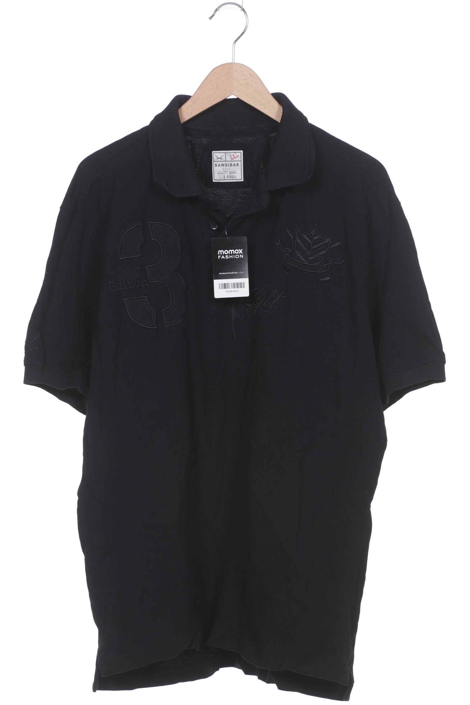 

Sansibar Herren Poloshirt, schwarz, Gr. 56