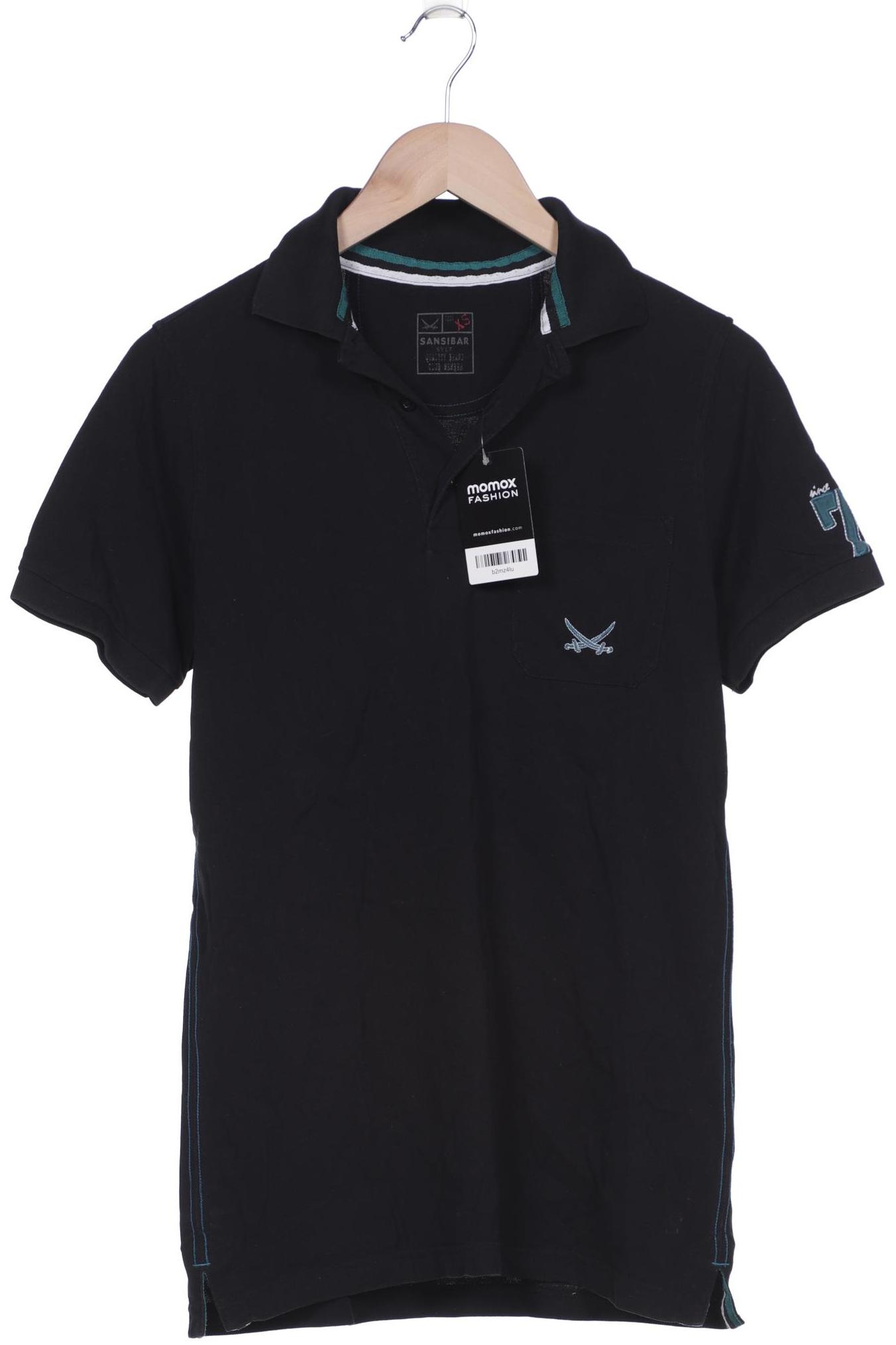 

SANSIBAR Herren Poloshirt, schwarz