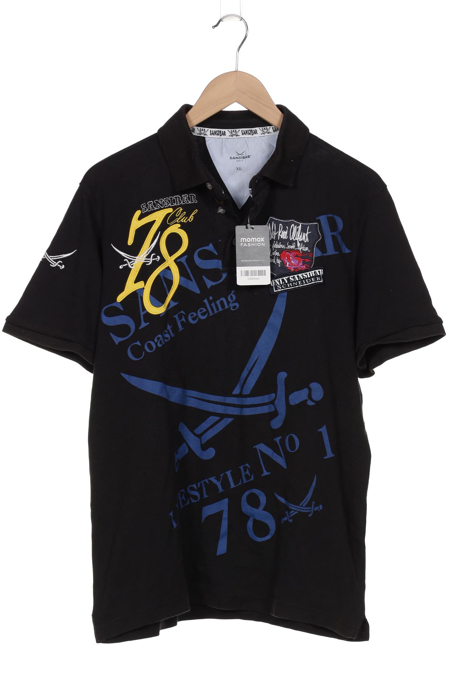 

Sansibar Herren Poloshirt, schwarz, Gr. 54