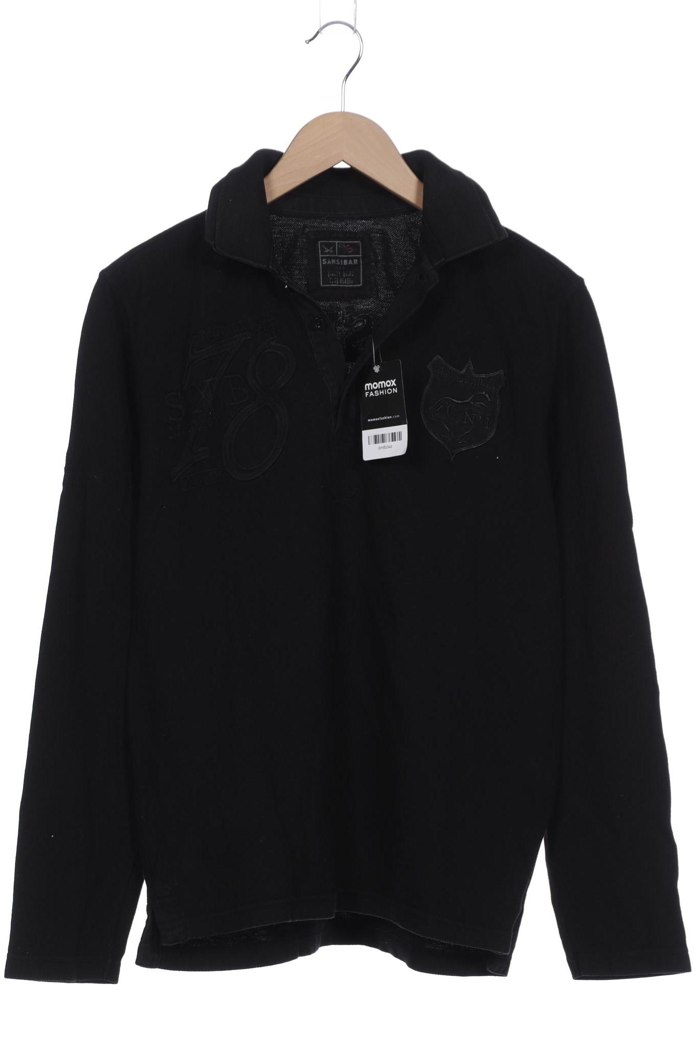 

SANSIBAR Herren Poloshirt, schwarz
