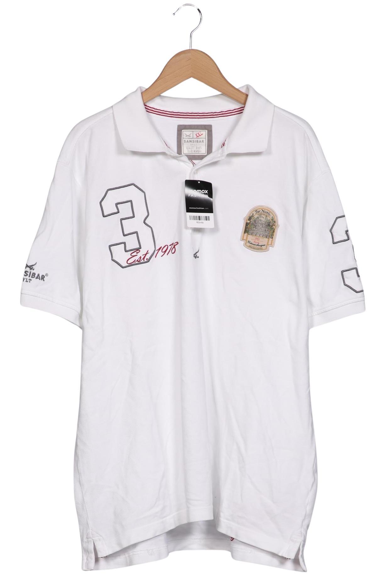 Thumbnail - Sansibar Herren Poloshirt, weiß, Gr. 56