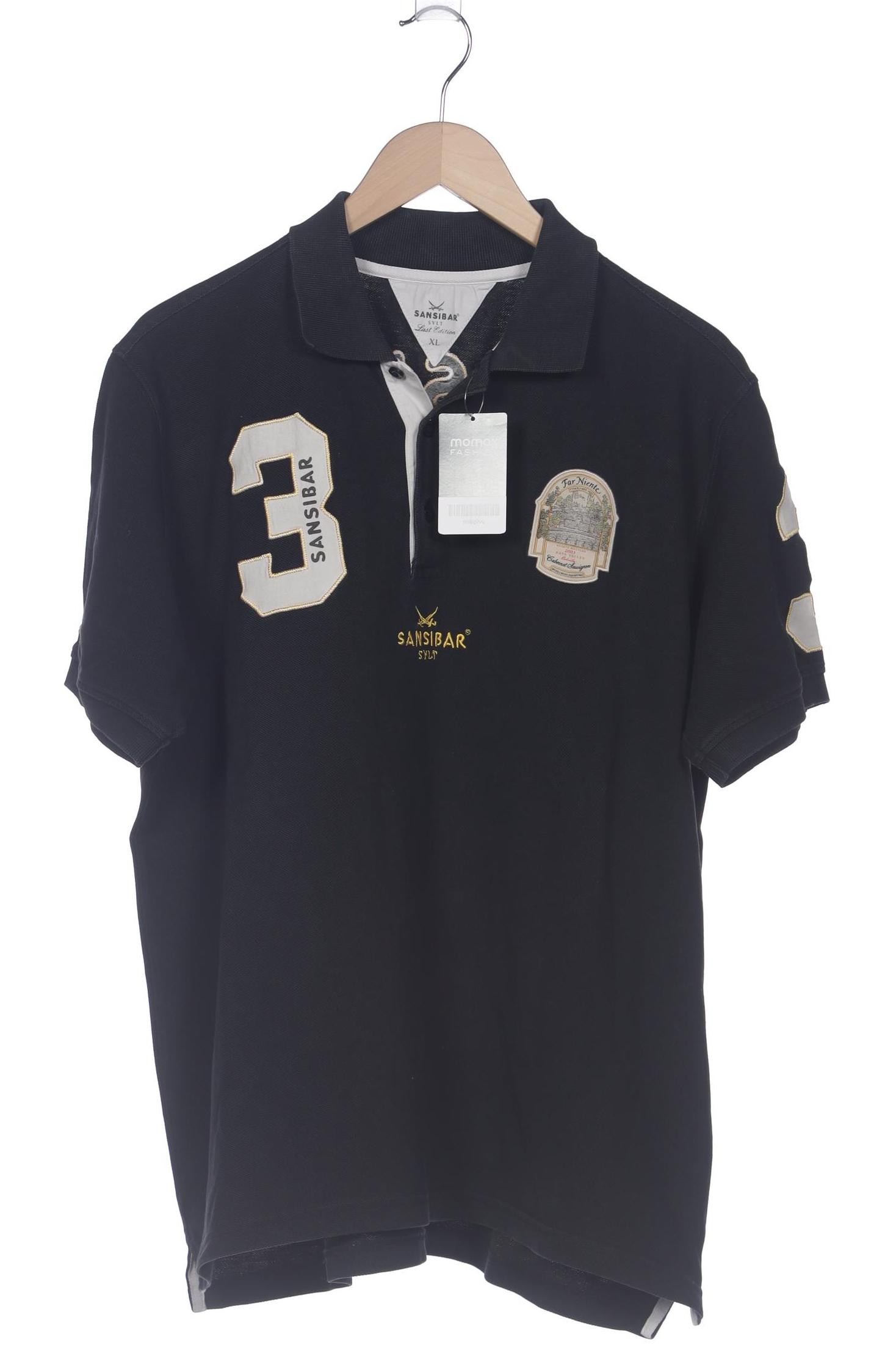 

Sansibar Herren Poloshirt, schwarz, Gr. 54
