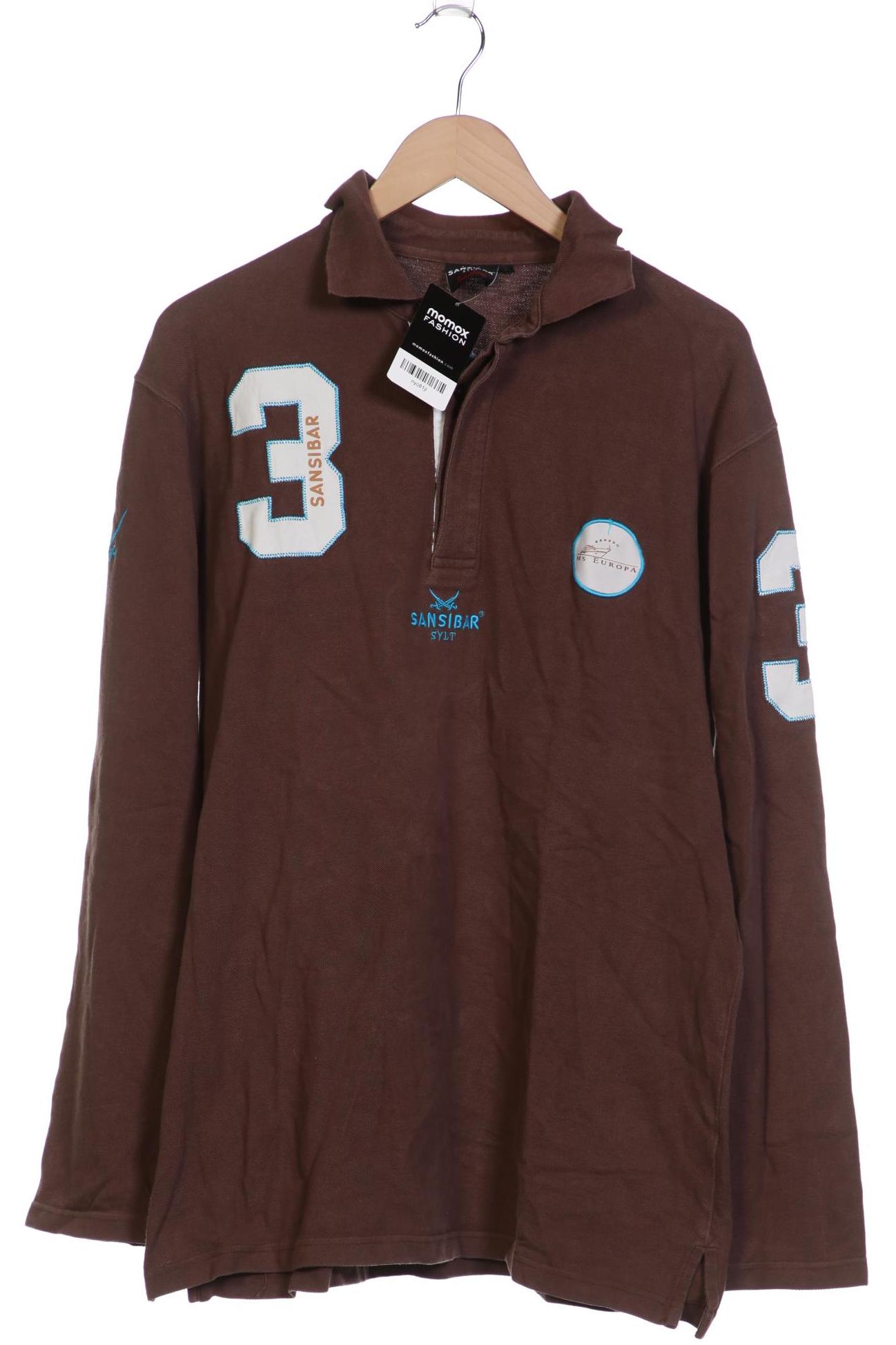 

Sansibar Herren Poloshirt, braun, Gr. 52