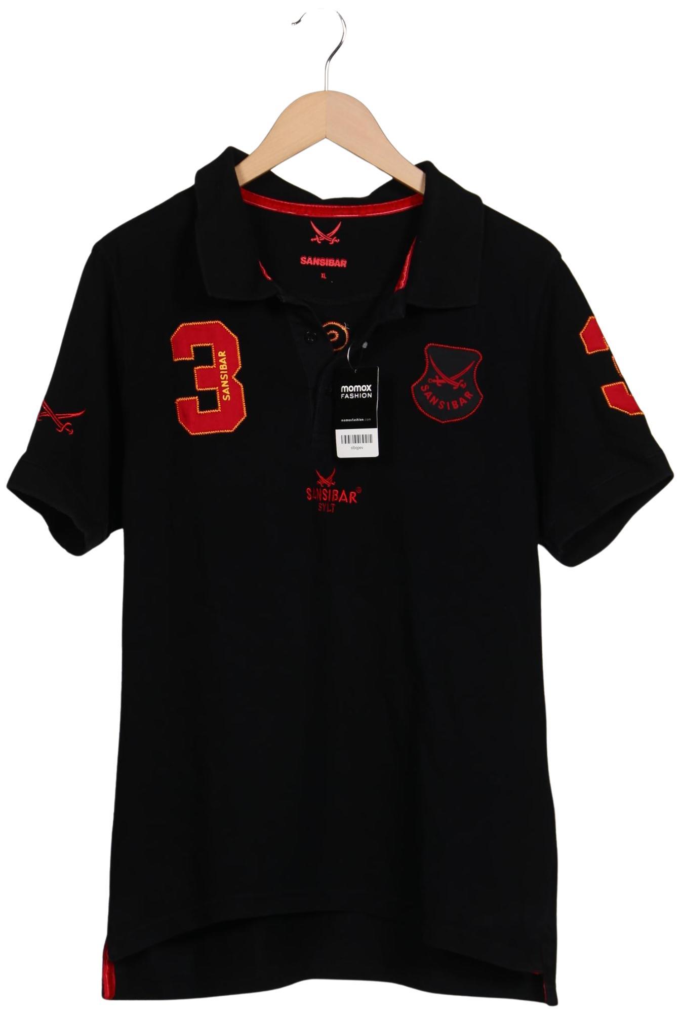 

Sansibar Herren Poloshirt, schwarz, Gr. 54