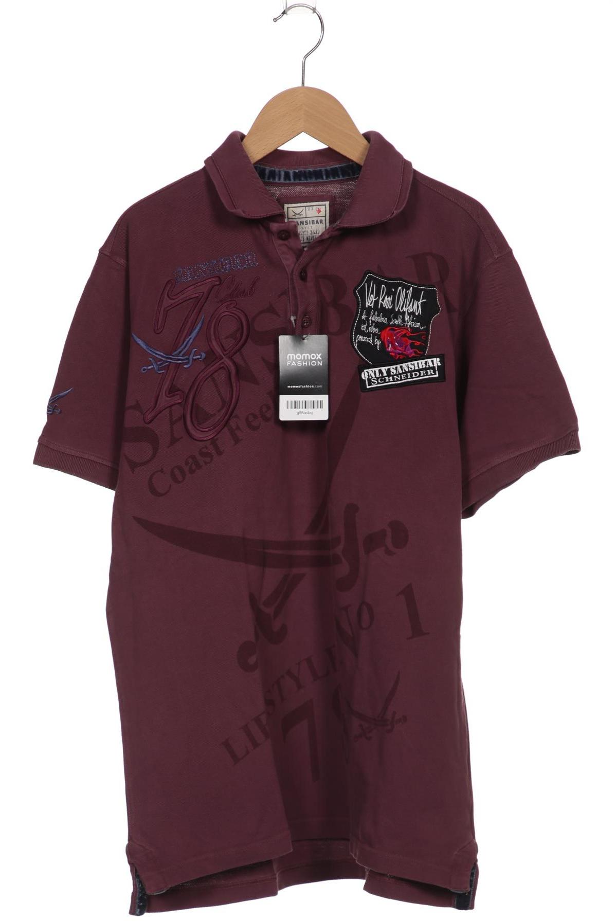 

Sansibar Herren Poloshirt, flieder, Gr. 48