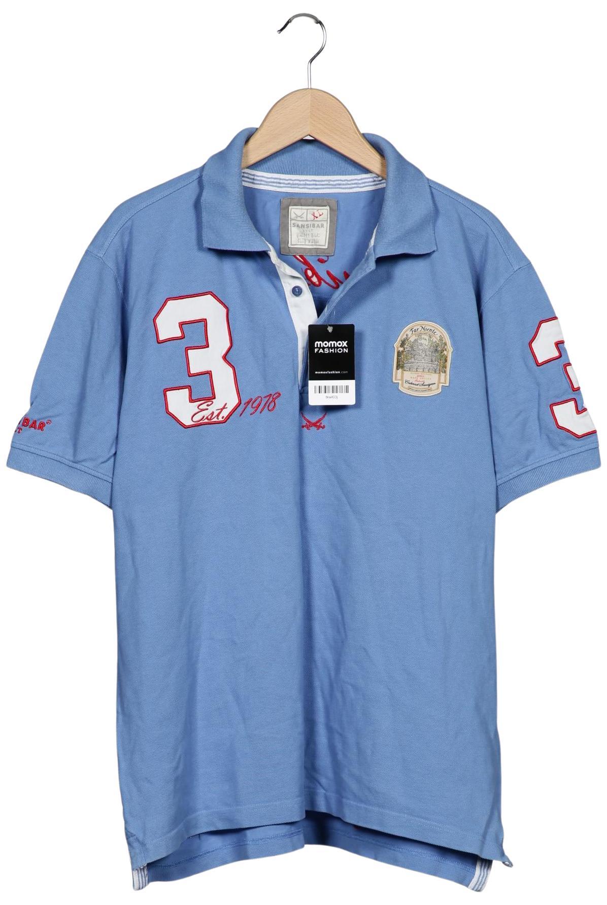 

Sansibar Herren Poloshirt, hellblau, Gr. 54