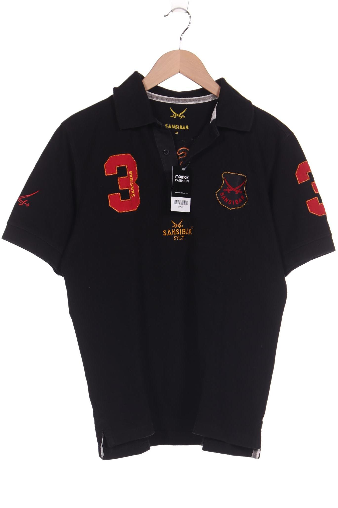 

SANSIBAR Herren Poloshirt, schwarz