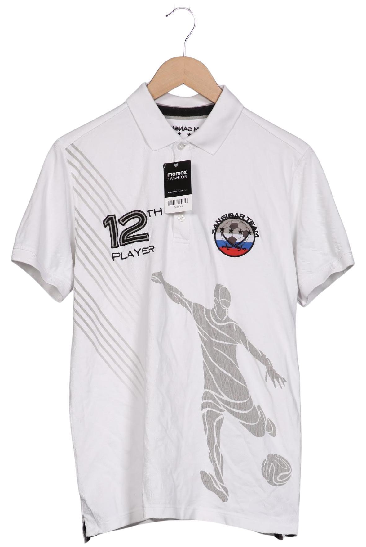 

Sansibar Herren Poloshirt, weiß, Gr. 48