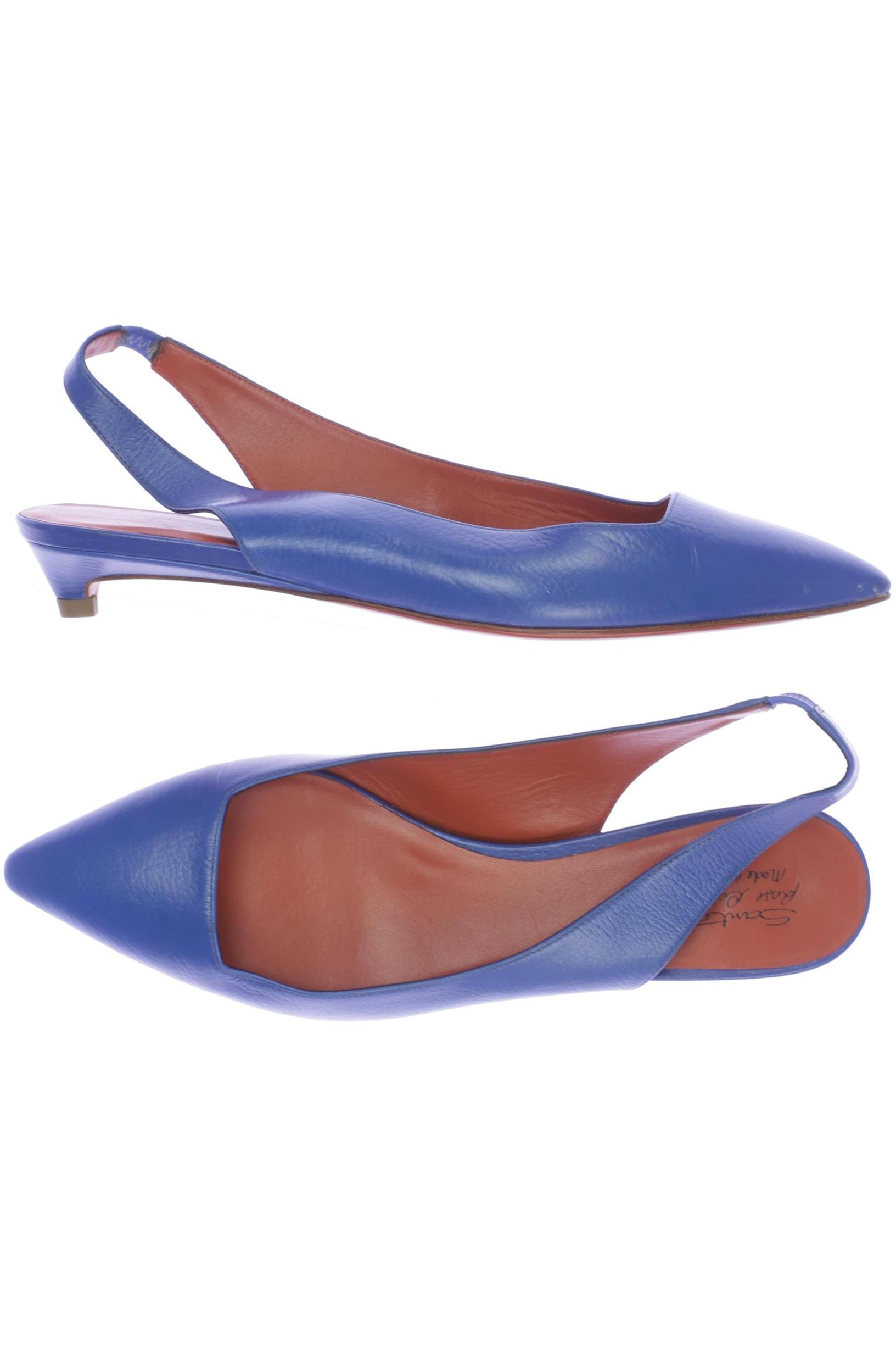 Thumbnail - Santoni Damen Ballerinas, blau, Gr. 36.5