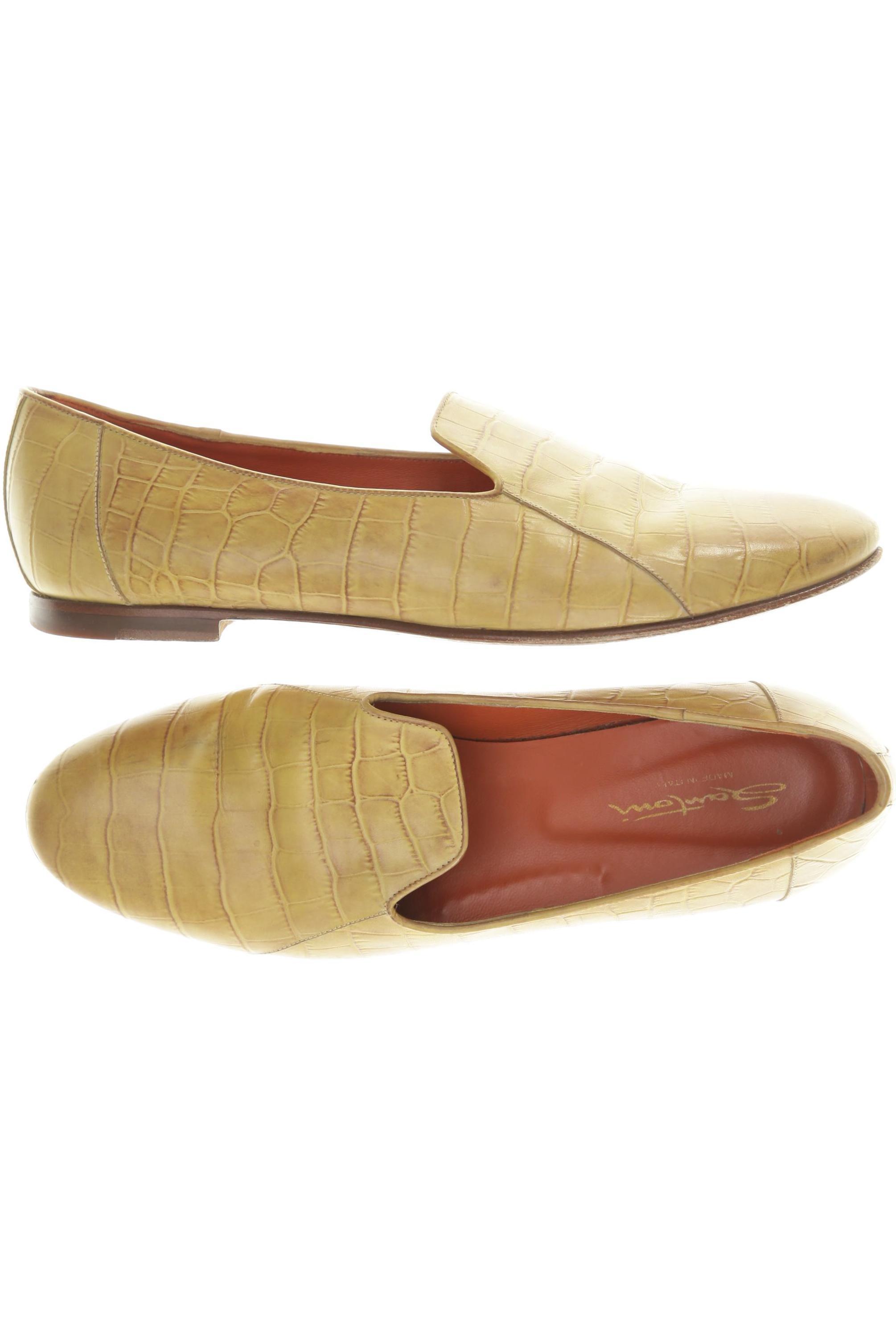 

Santoni Damen Halbschuh, gelb, Gr. 40