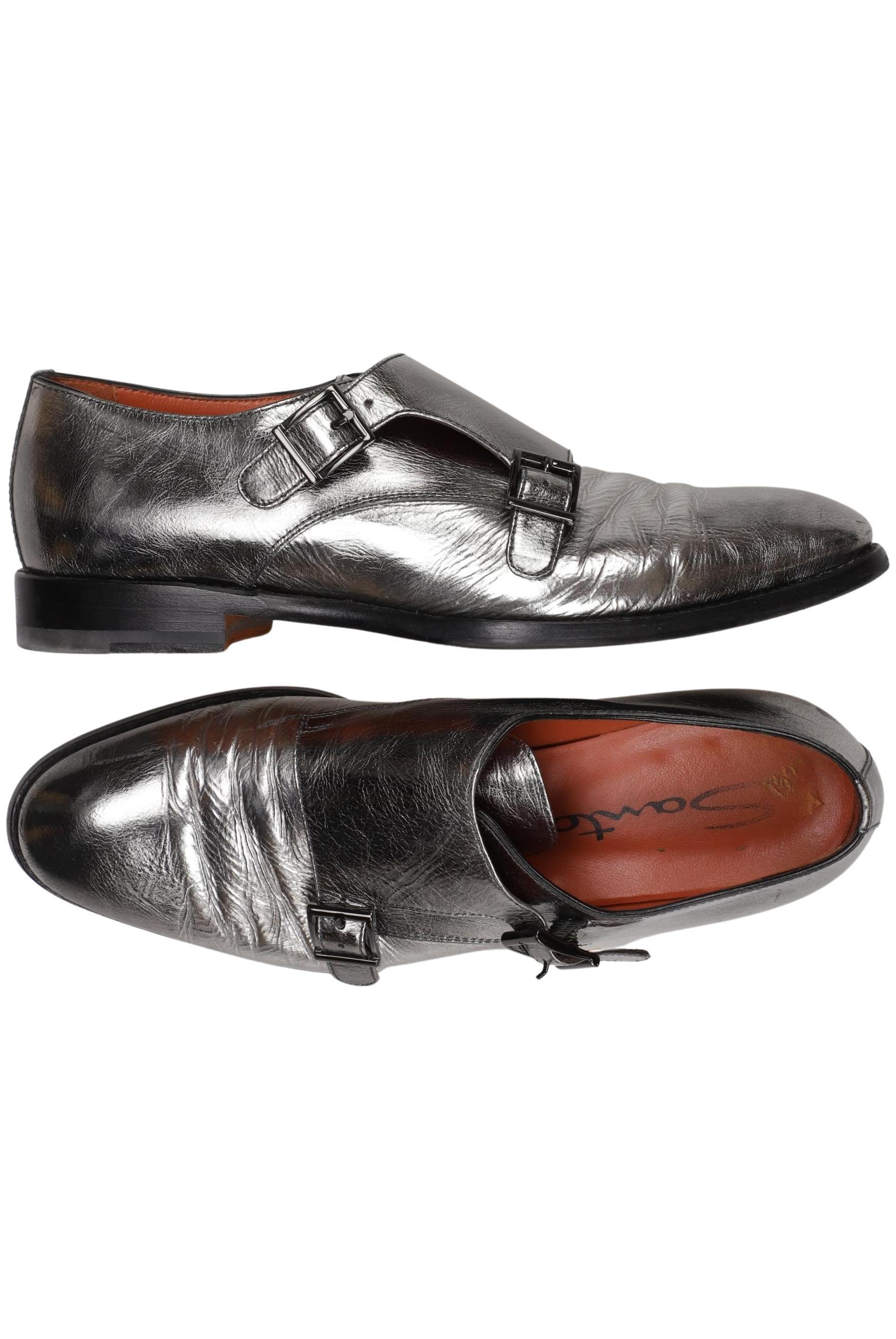 

Santoni Damen Halbschuh, silber, Gr. 38.5