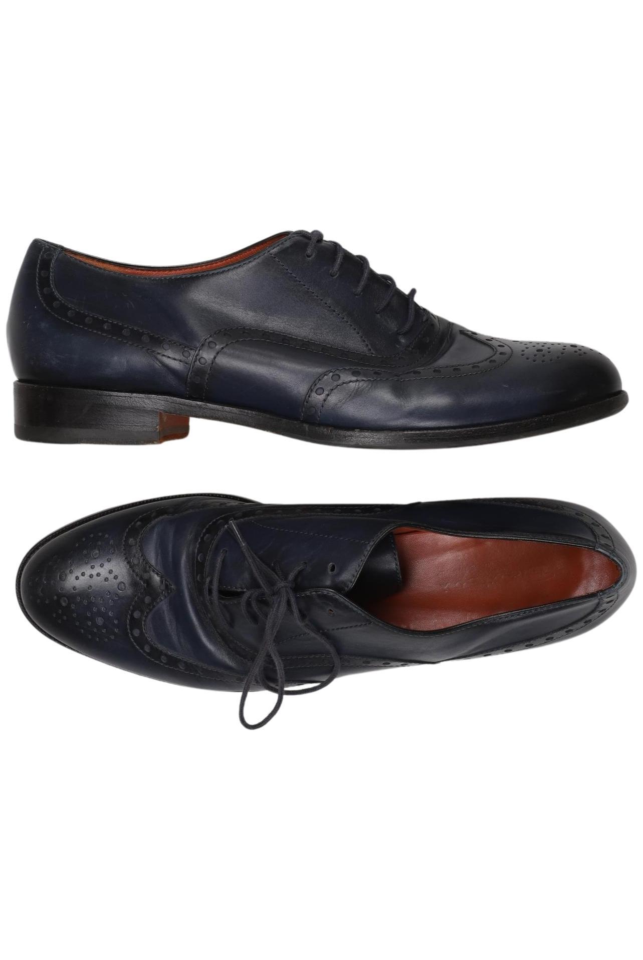 Thumbnail - Santoni Damen Halbschuh, marineblau, Gr. 39.5