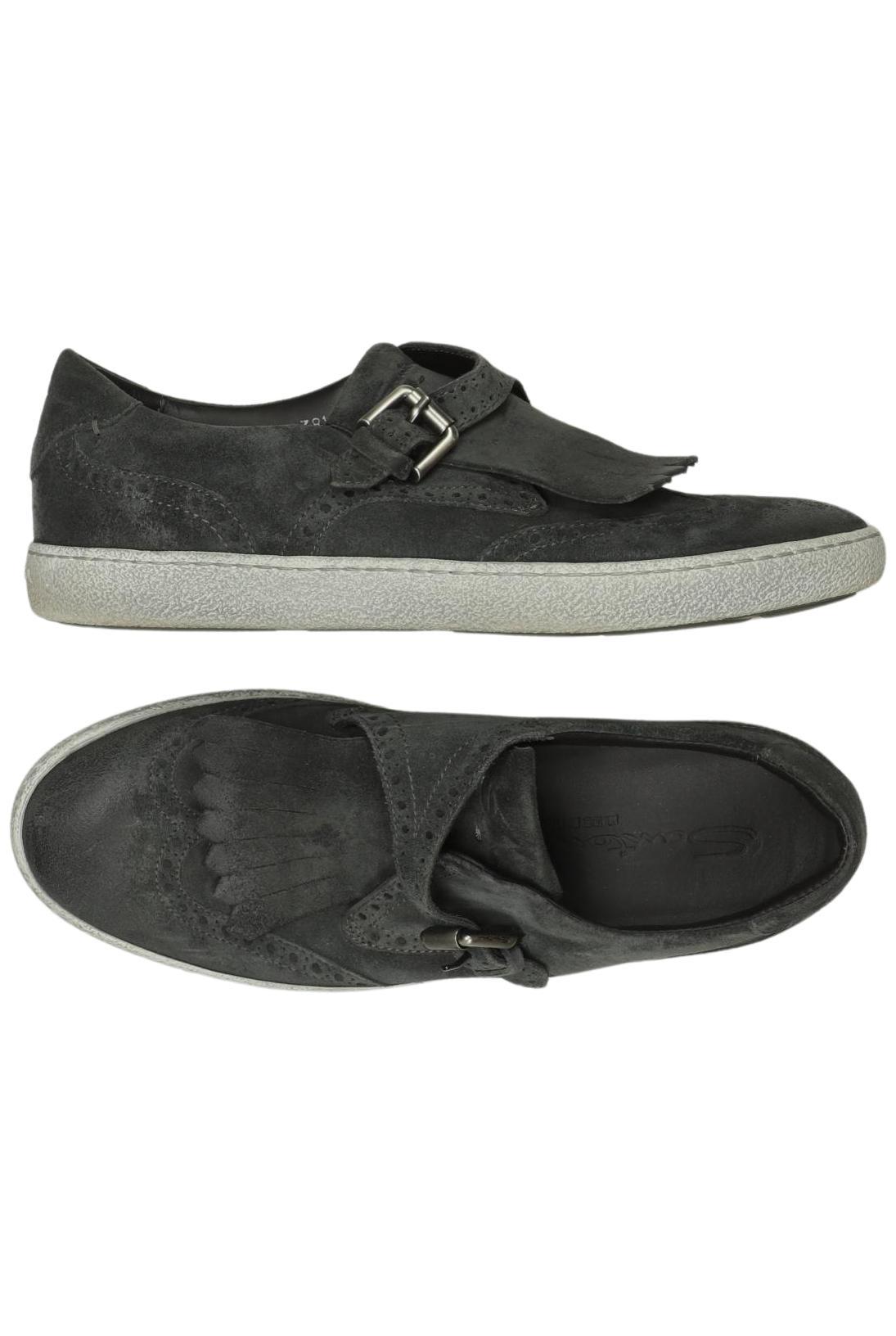 

Santoni Damen Halbschuh, grau, Gr. 38.5