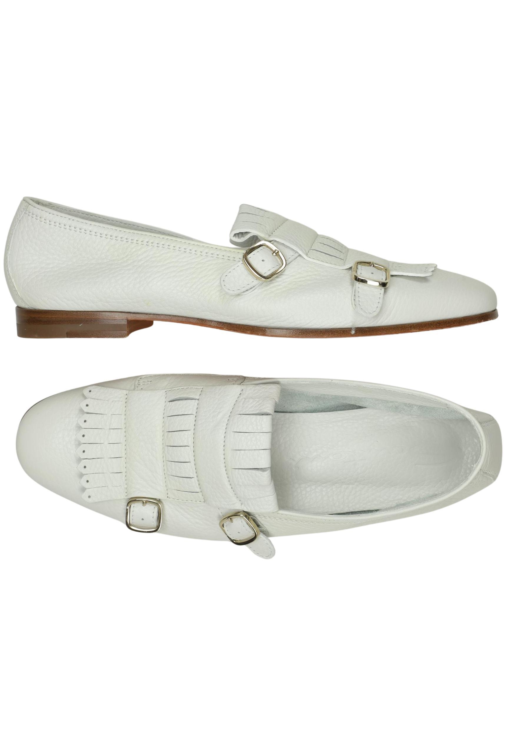 Thumbnail - Santoni Damen Halbschuh, cremeweiß, Gr. 39