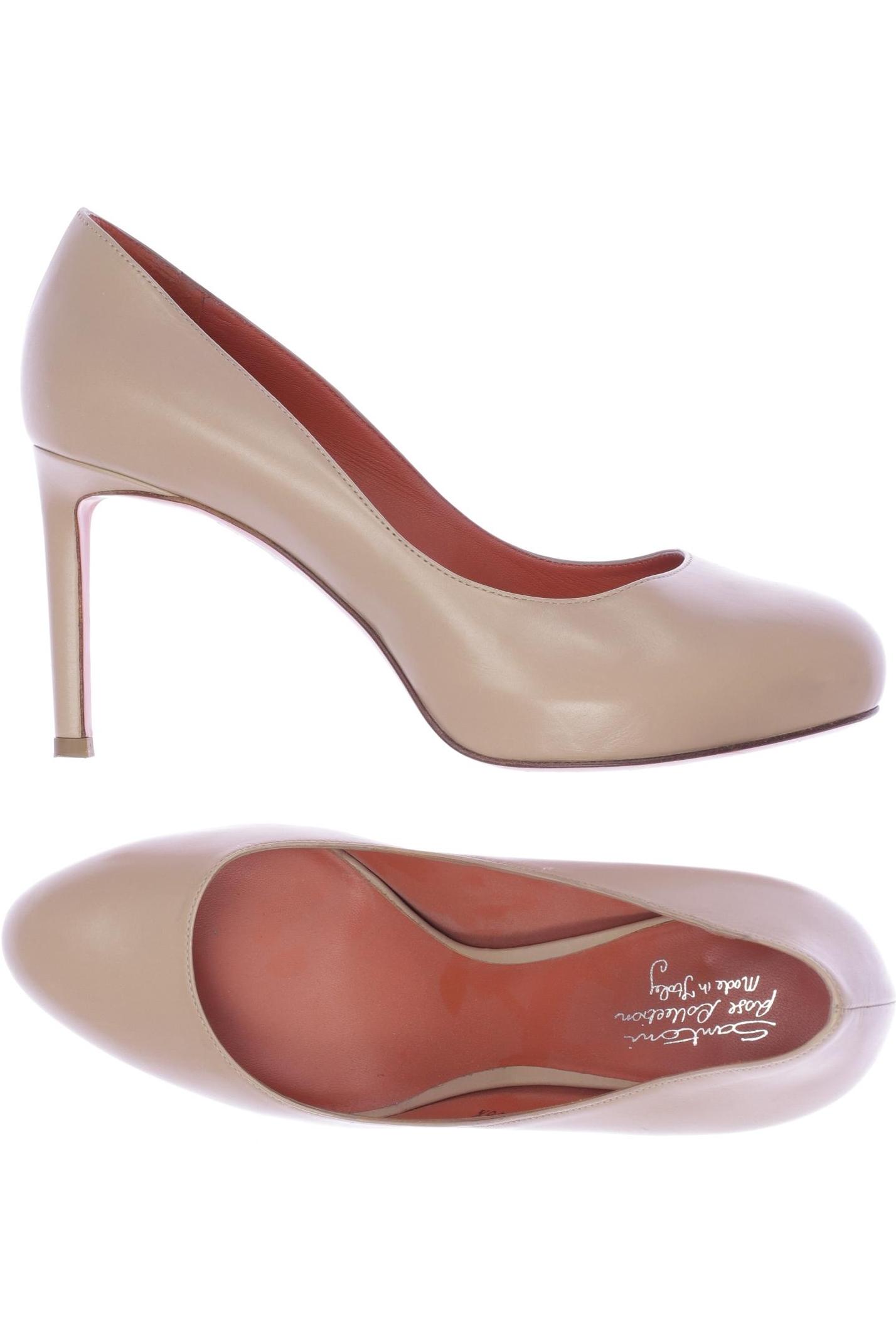 

Santoni Damen Pumps, beige, Gr. 38.5
