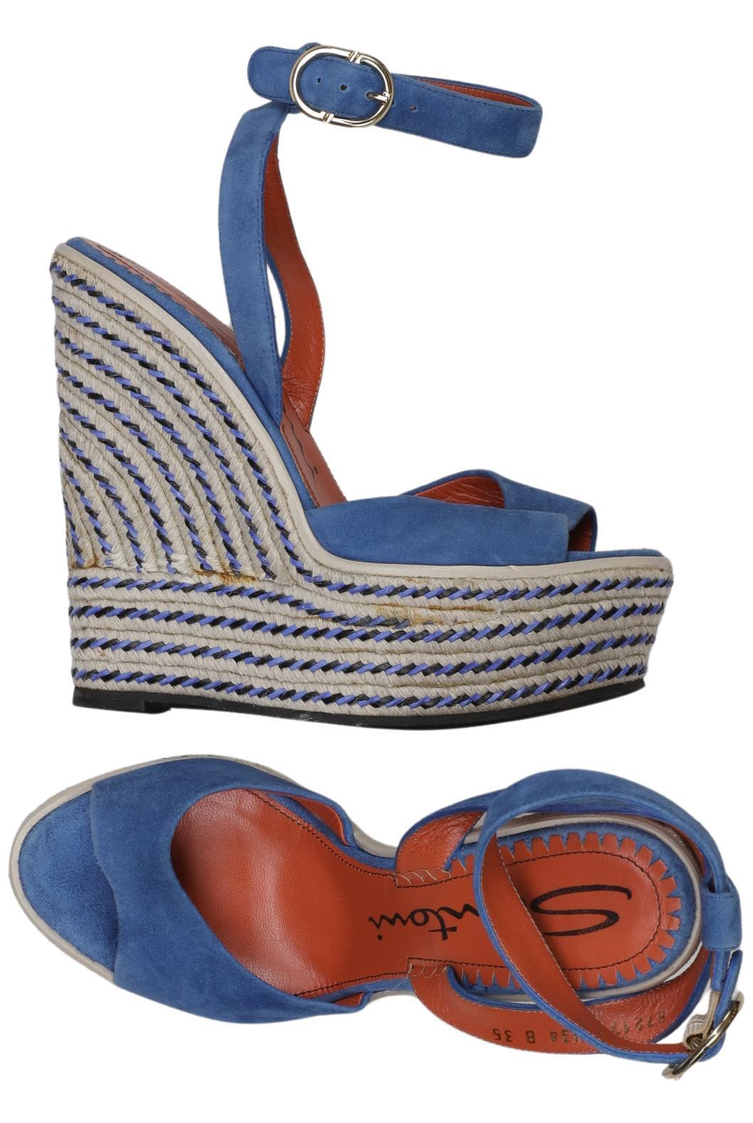 

Santoni Damen Sandale, blau, Gr. 35