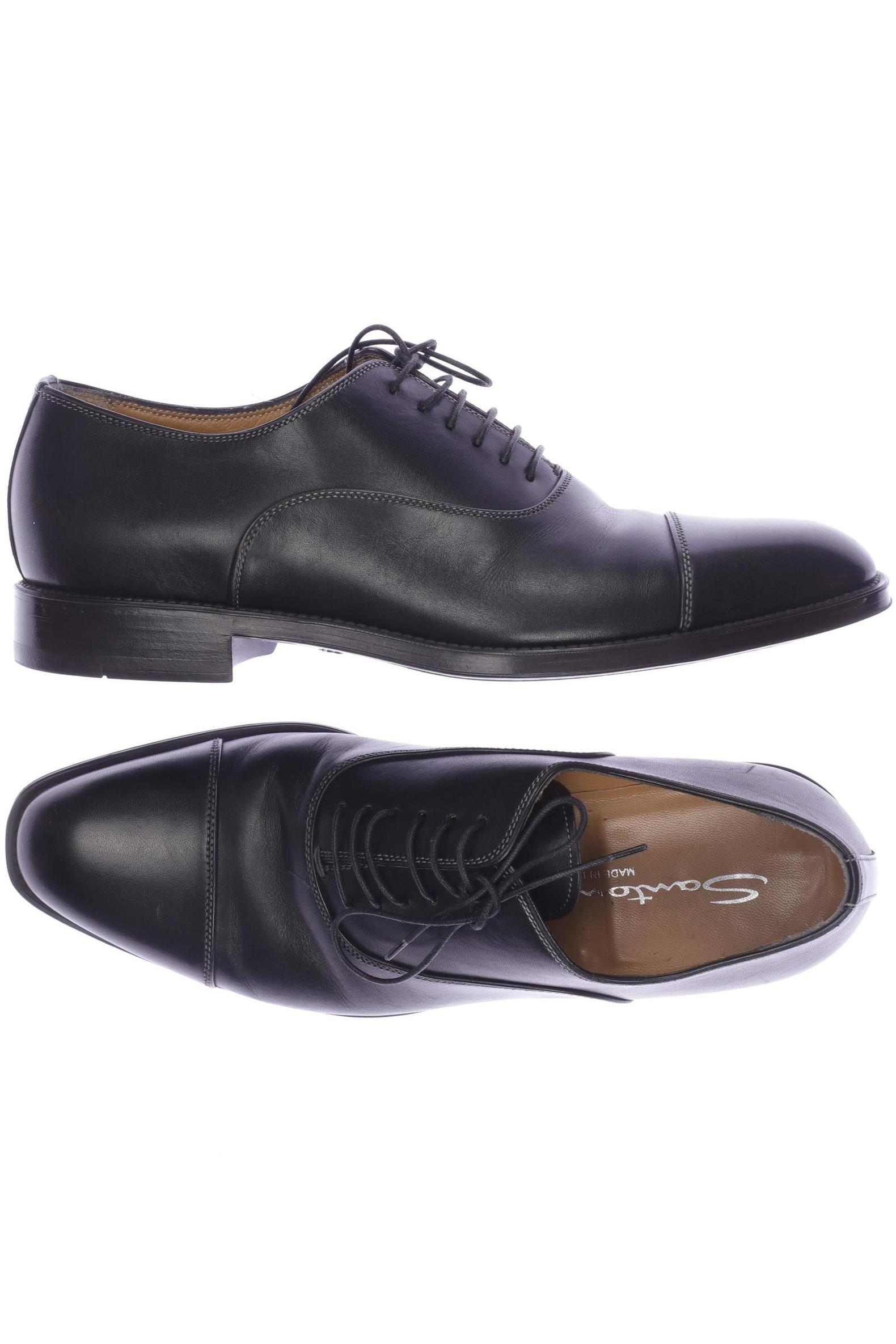 

Santoni Herren Halbschuh, schwarz, Gr. 6