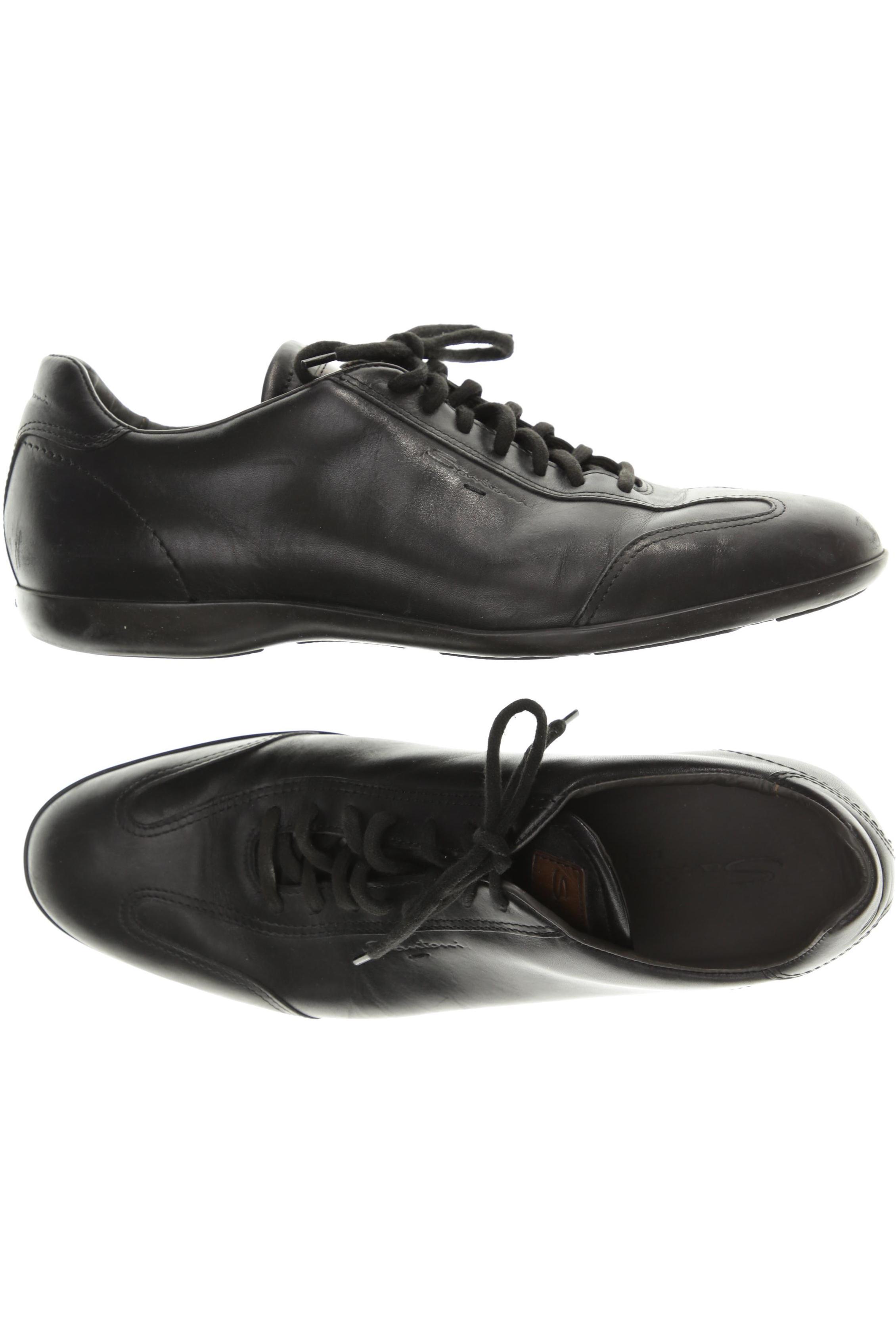 

Santoni Herren Halbschuh, schwarz, Gr. 9.5