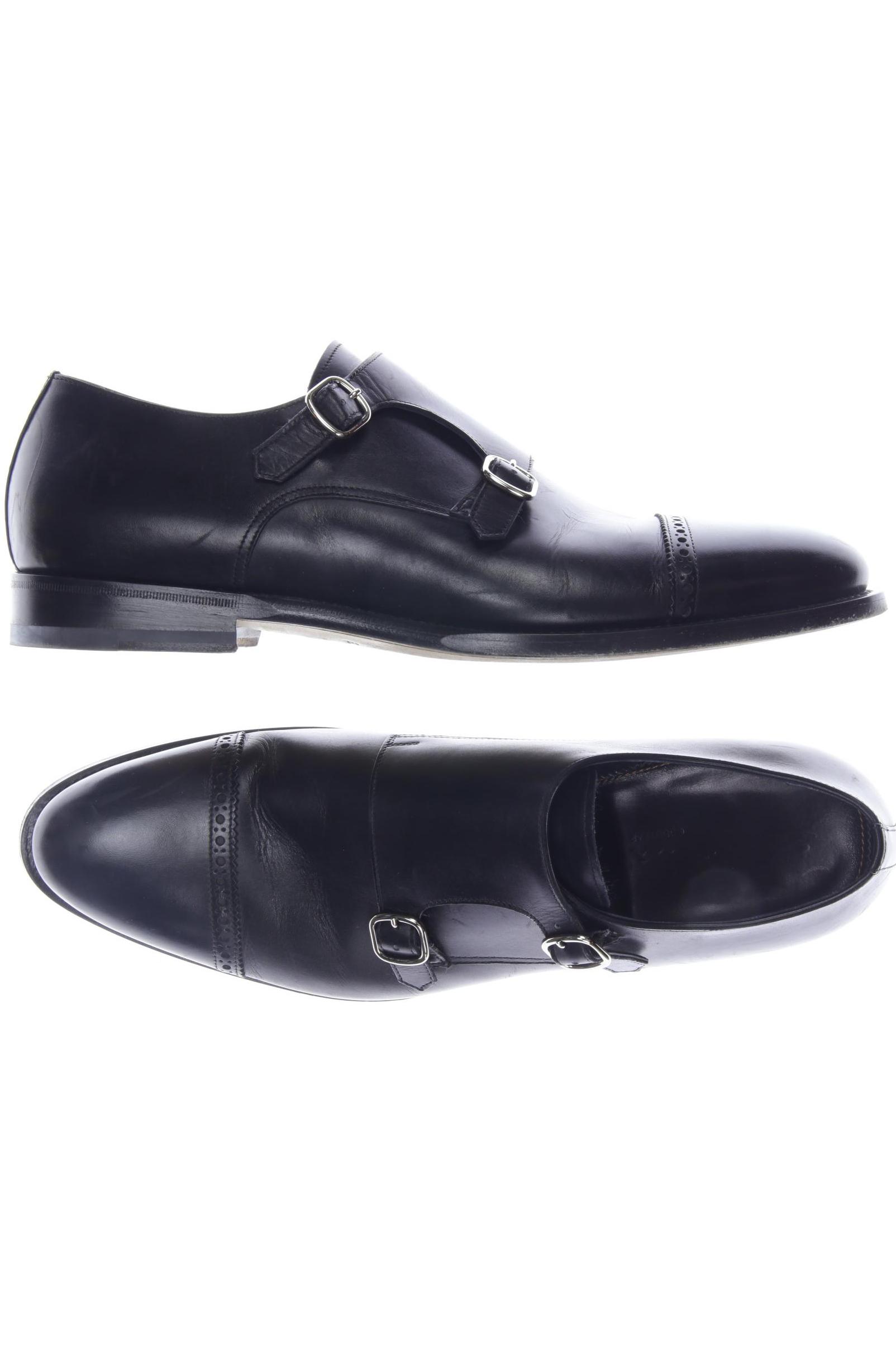 

Santoni Herren Halbschuh, schwarz, Gr. 9.5