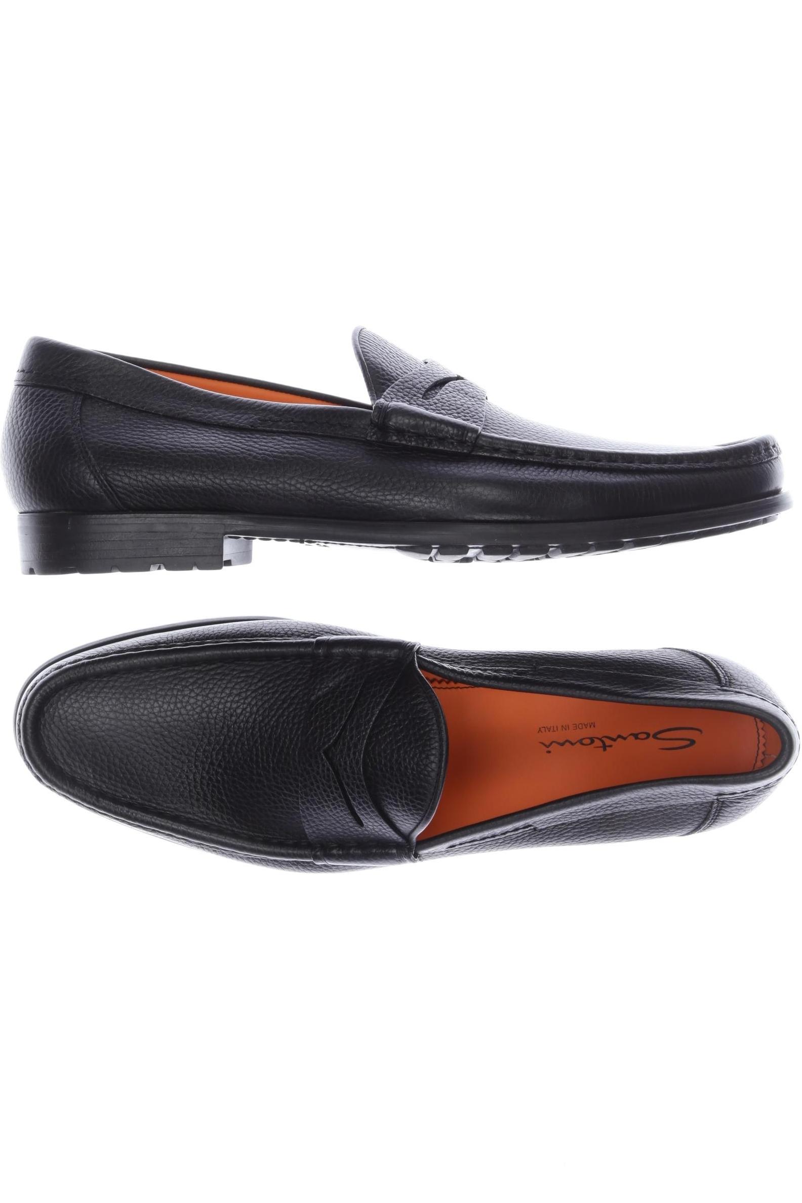 

Santoni Herren Halbschuh, schwarz, Gr. 48