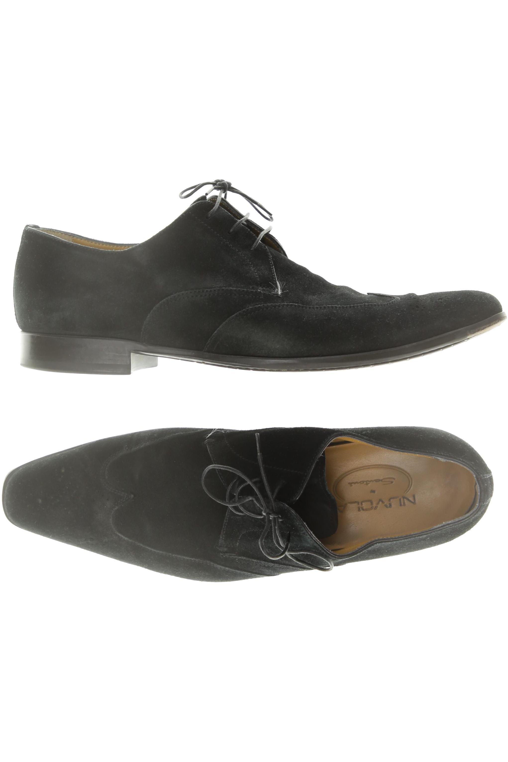 Thumbnail - Santoni Herren Halbschuh, schwarz, Gr. 9